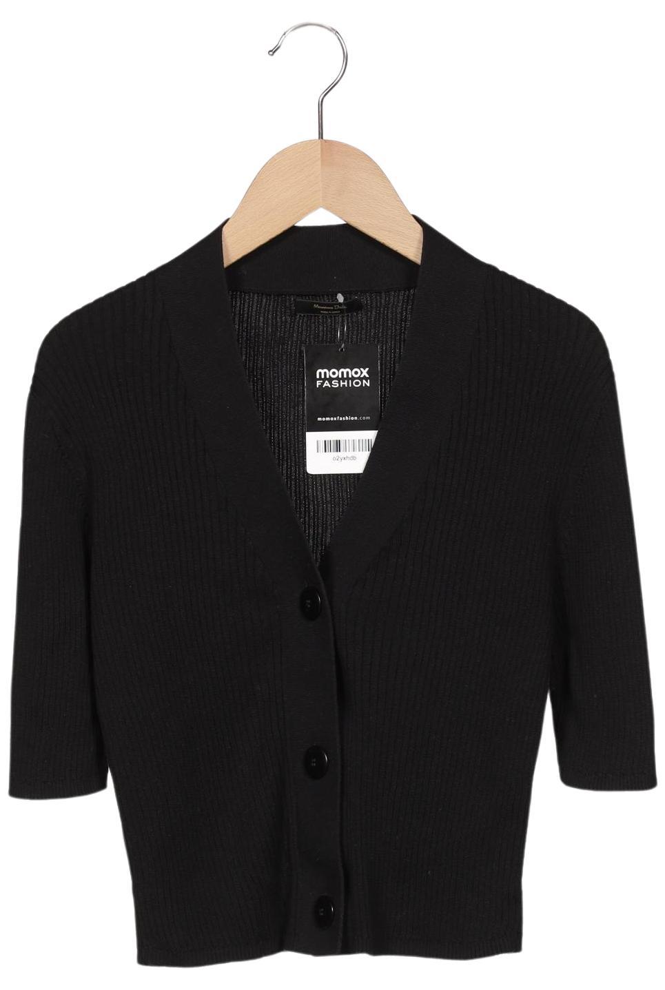 

Massimo Dutti Damen Strickjacke, schwarz, Gr. 36