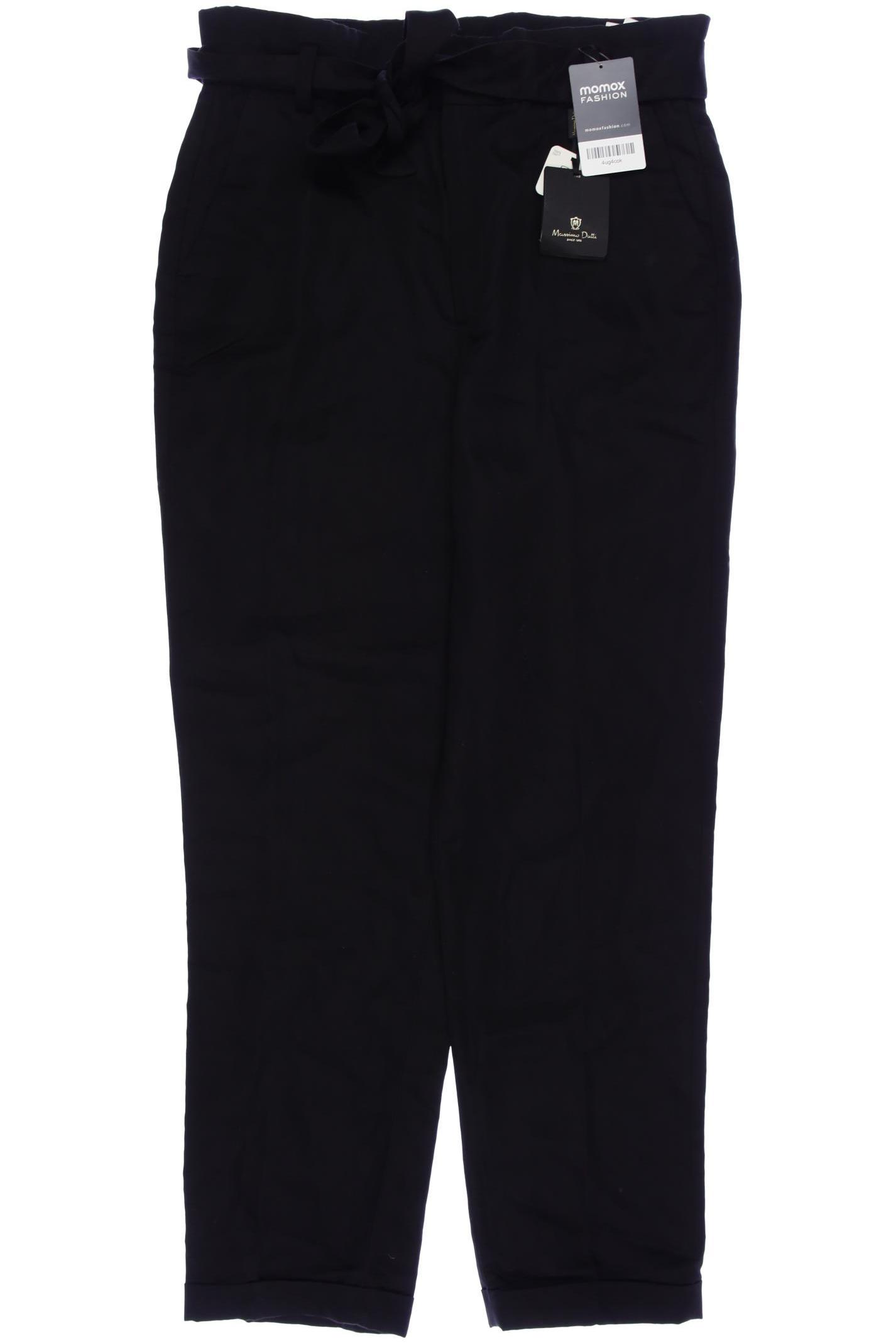 

Massimo Dutti Damen Stoffhose, schwarz, Gr. 40