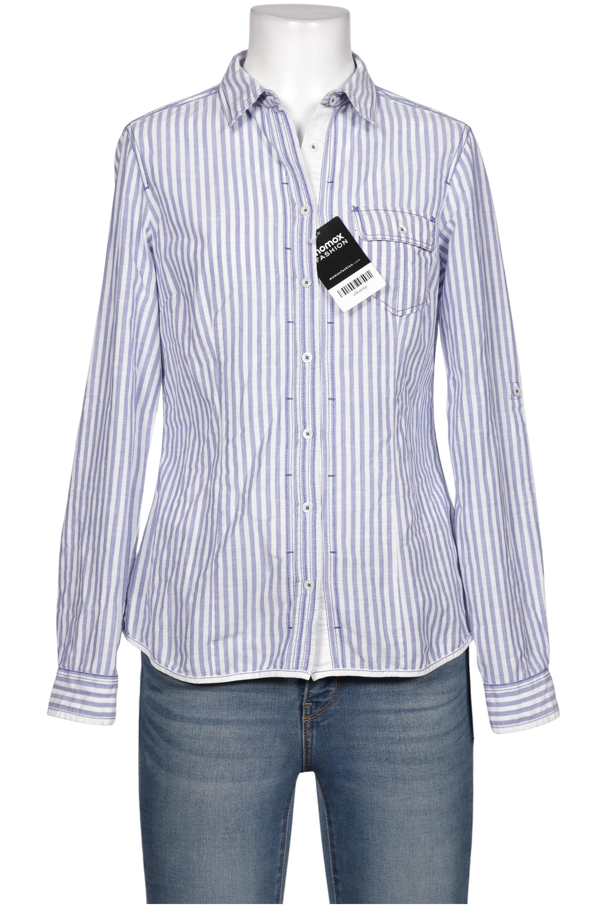 

Massimo Dutti Damen Bluse, blau, Gr. 38