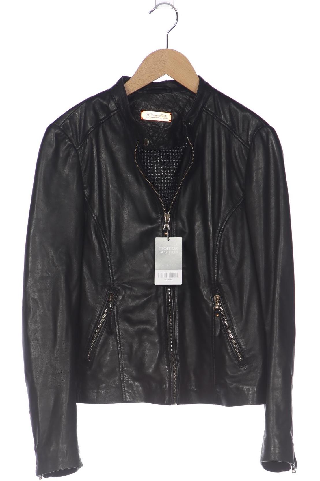 

Massimo Dutti Damen Jacke, schwarz, Gr. 42