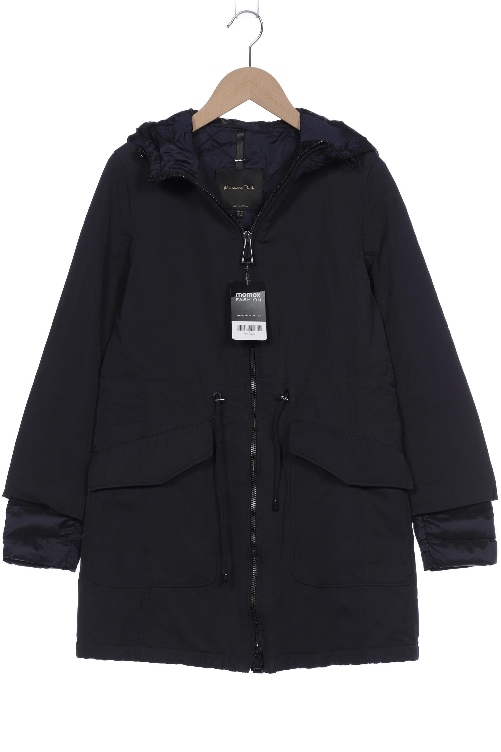 

Massimo Dutti Damen Mantel, schwarz, Gr. 34