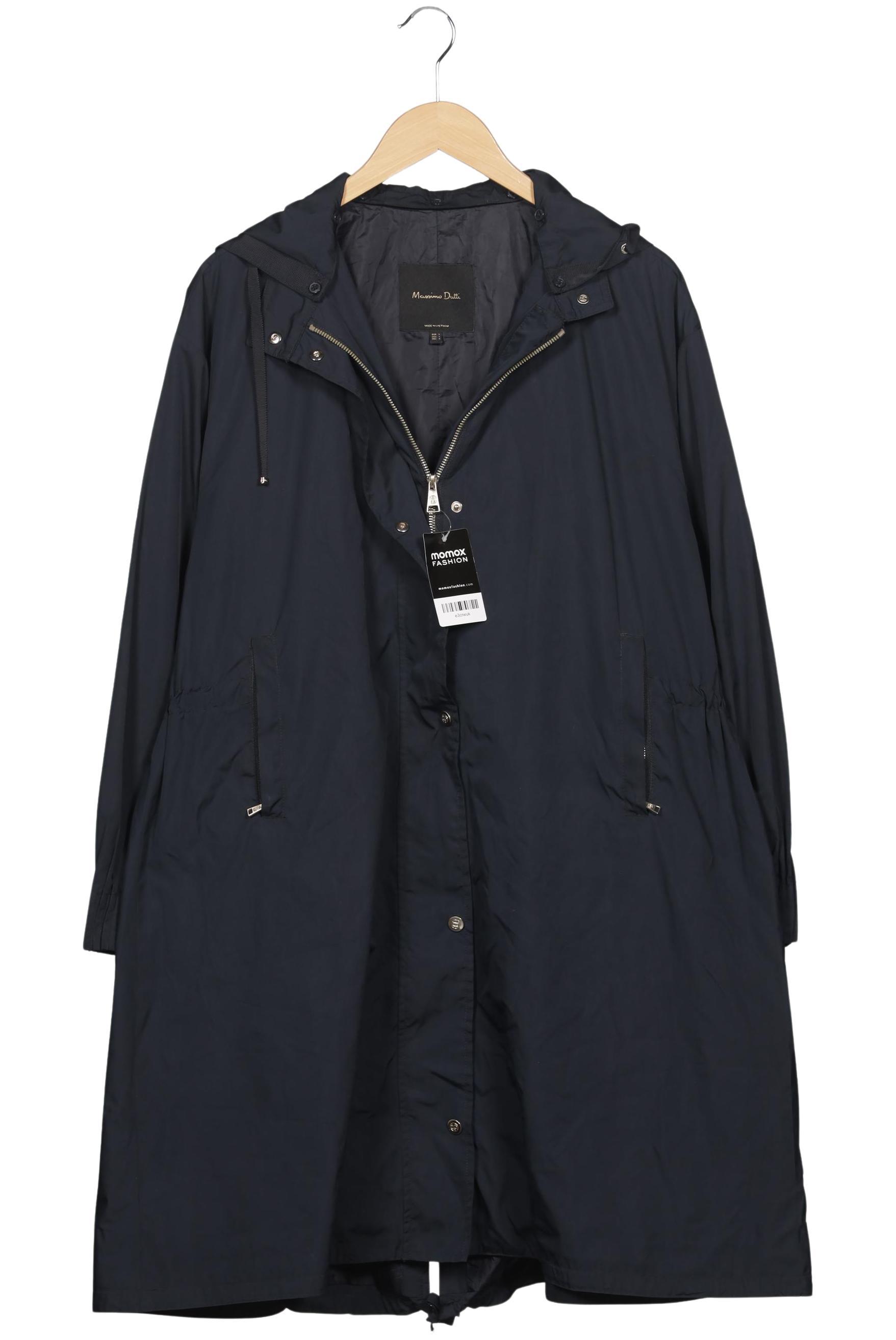 

Massimo Dutti Damen Mantel, marineblau, Gr. 42