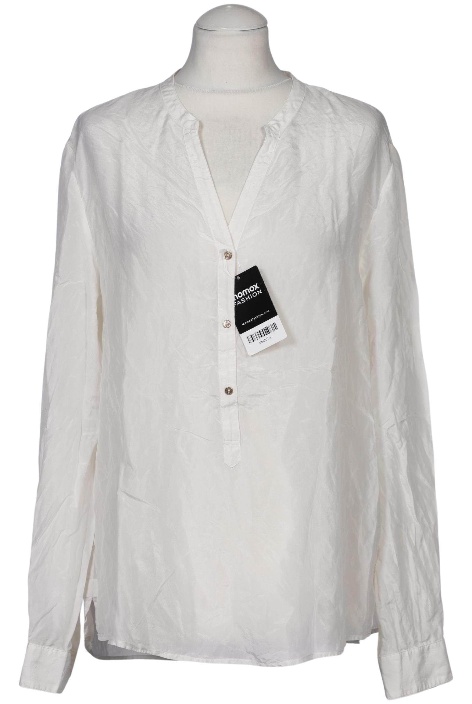 

Massimo Dutti Damen Bluse, weiß, Gr. 42