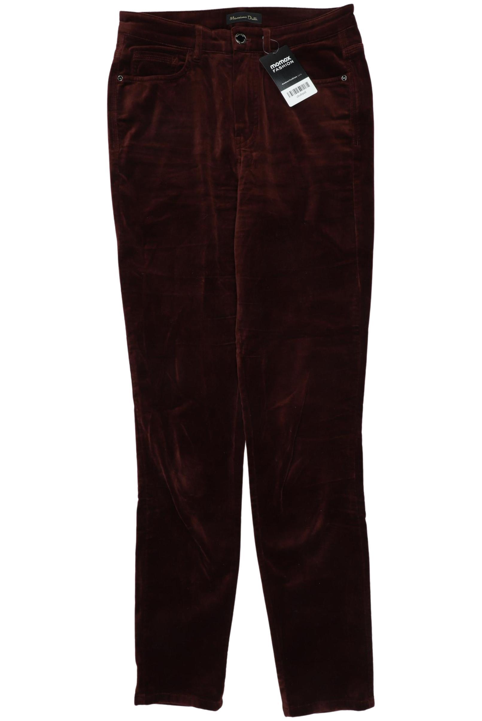 

Massimo Dutti Damen Stoffhose, bordeaux, Gr. 36