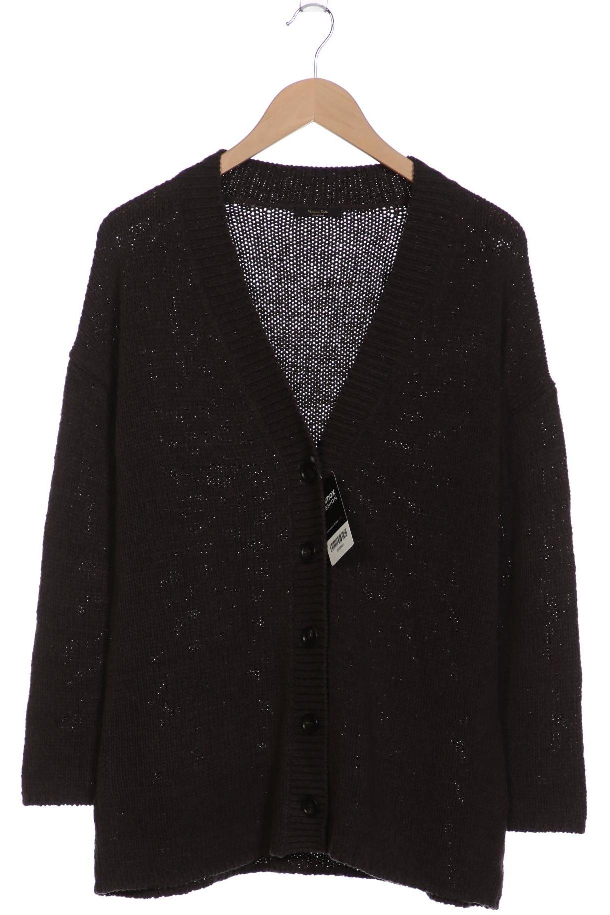 

Massimo Dutti Damen Strickjacke, grün, Gr. 36