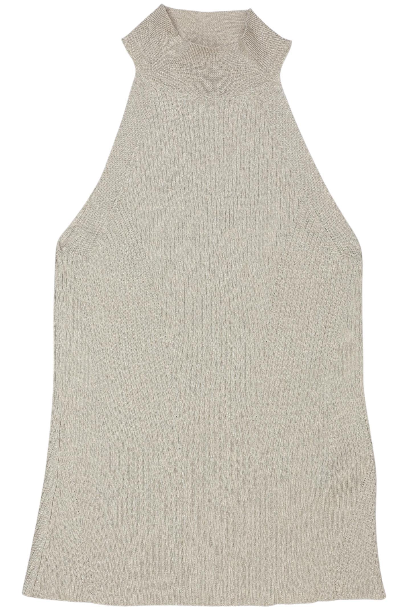 

Massimo Dutti Damen Top, beige, Gr. 36