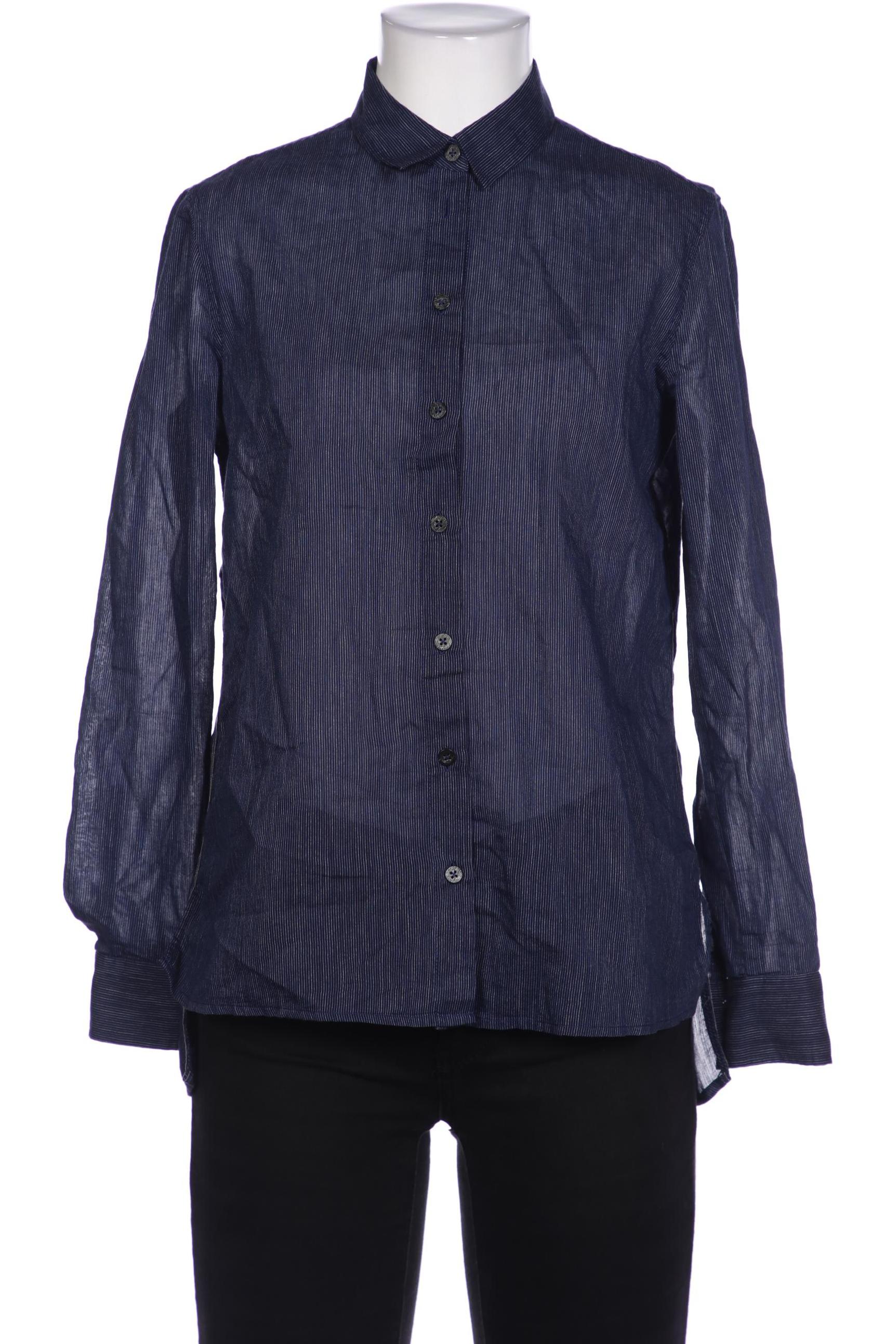 

Massimo Dutti Damen Bluse, marineblau, Gr. 36