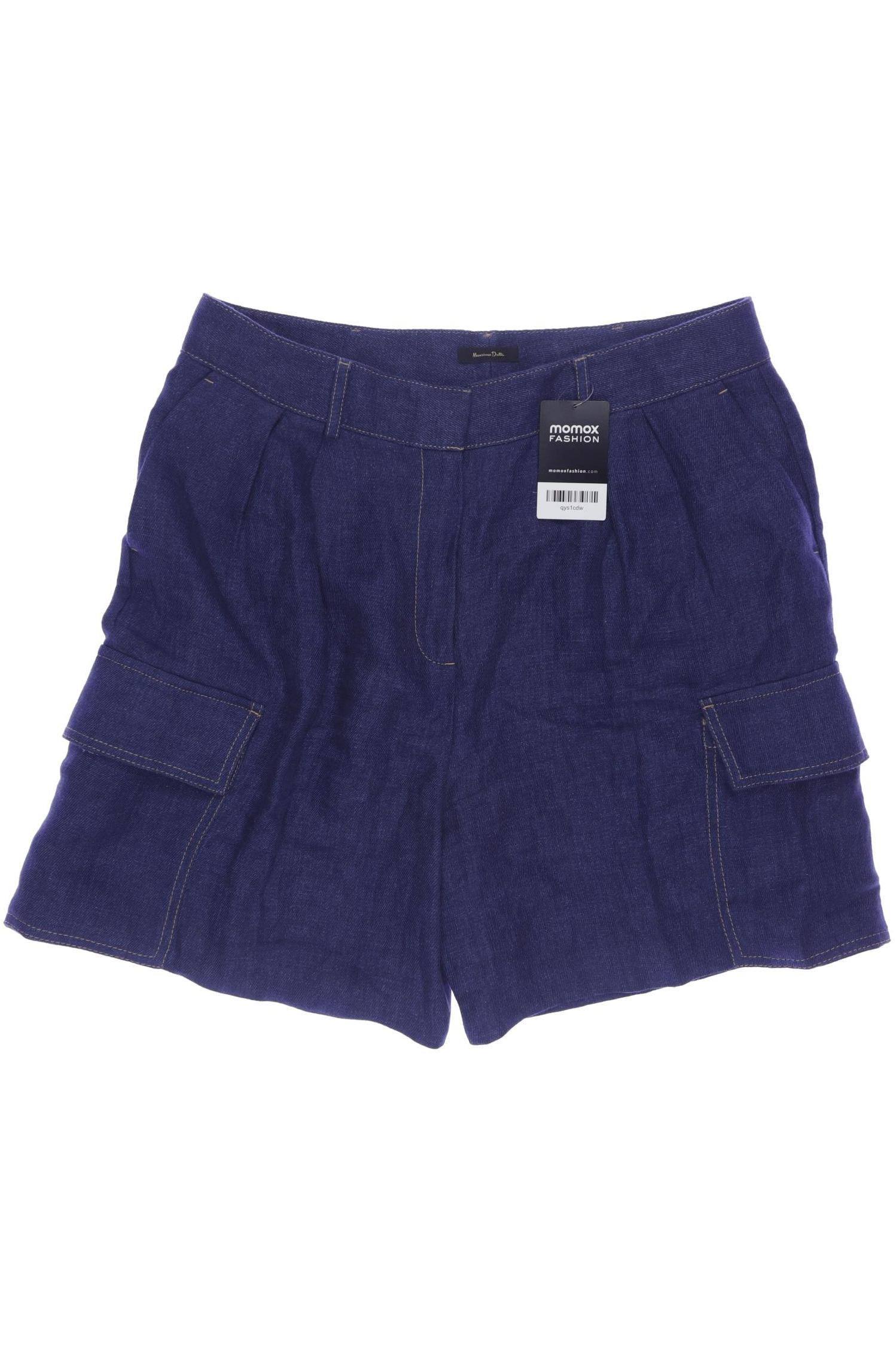 

Massimo Dutti Damen Shorts, blau, Gr. 42