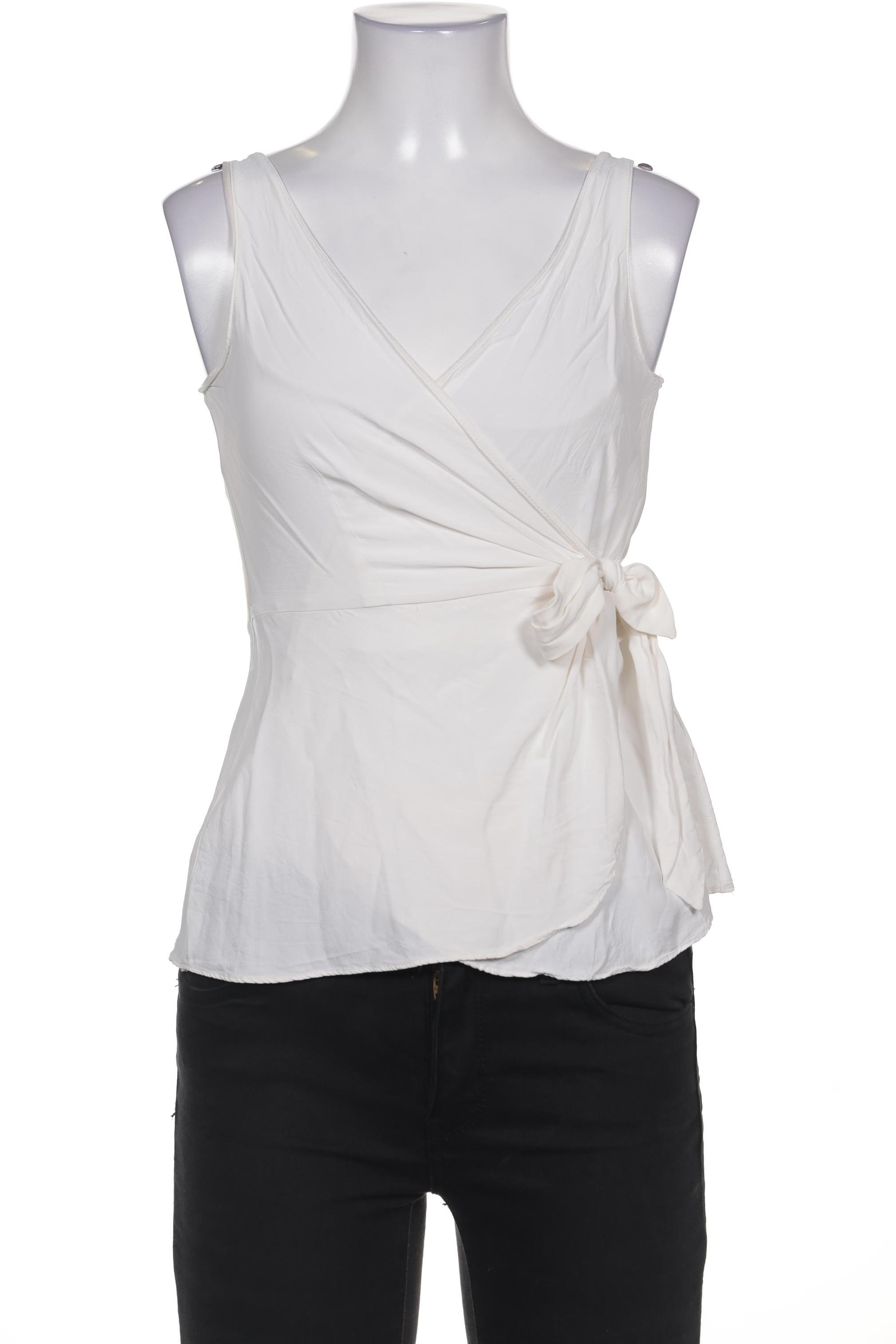 

Massimo Dutti Damen Bluse, weiß, Gr. 34