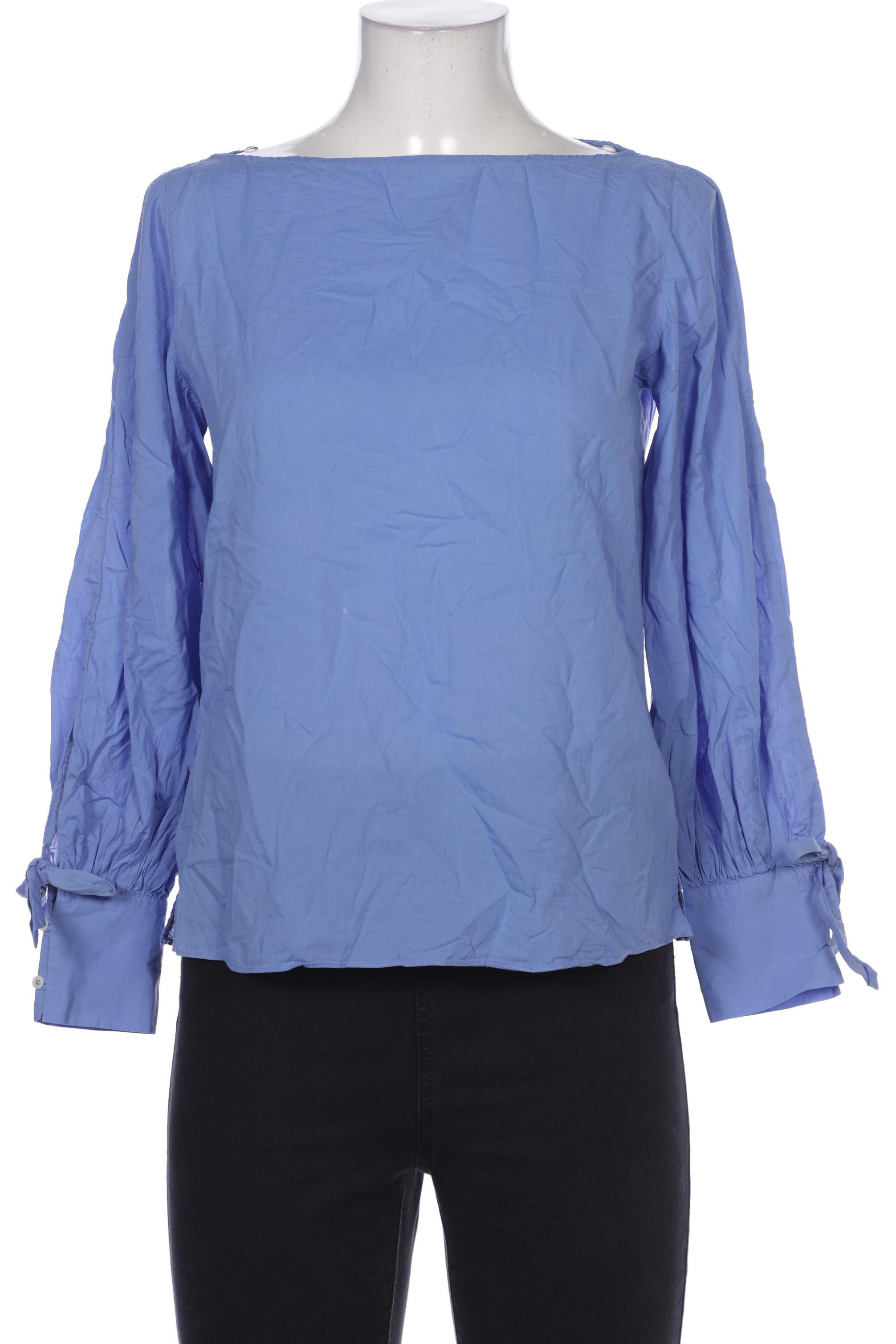 

Massimo Dutti Damen Bluse, blau, Gr. 38