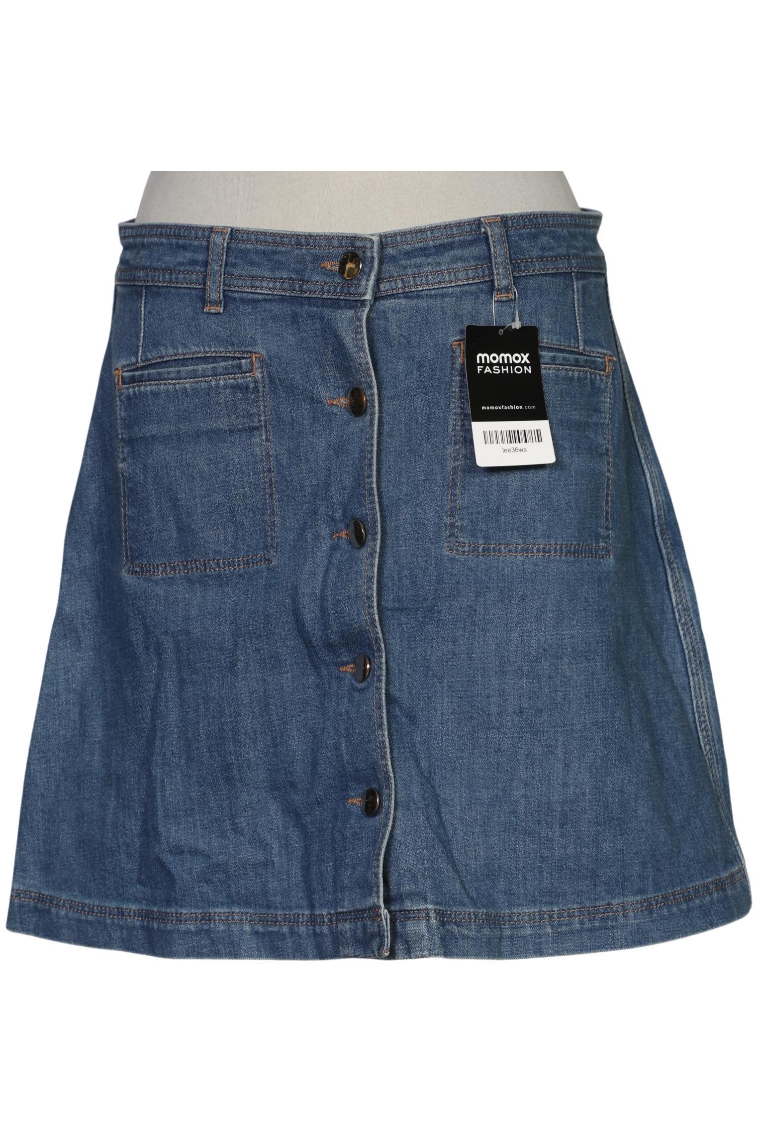 

Massimo Dutti Damen Rock, blau, Gr. 40