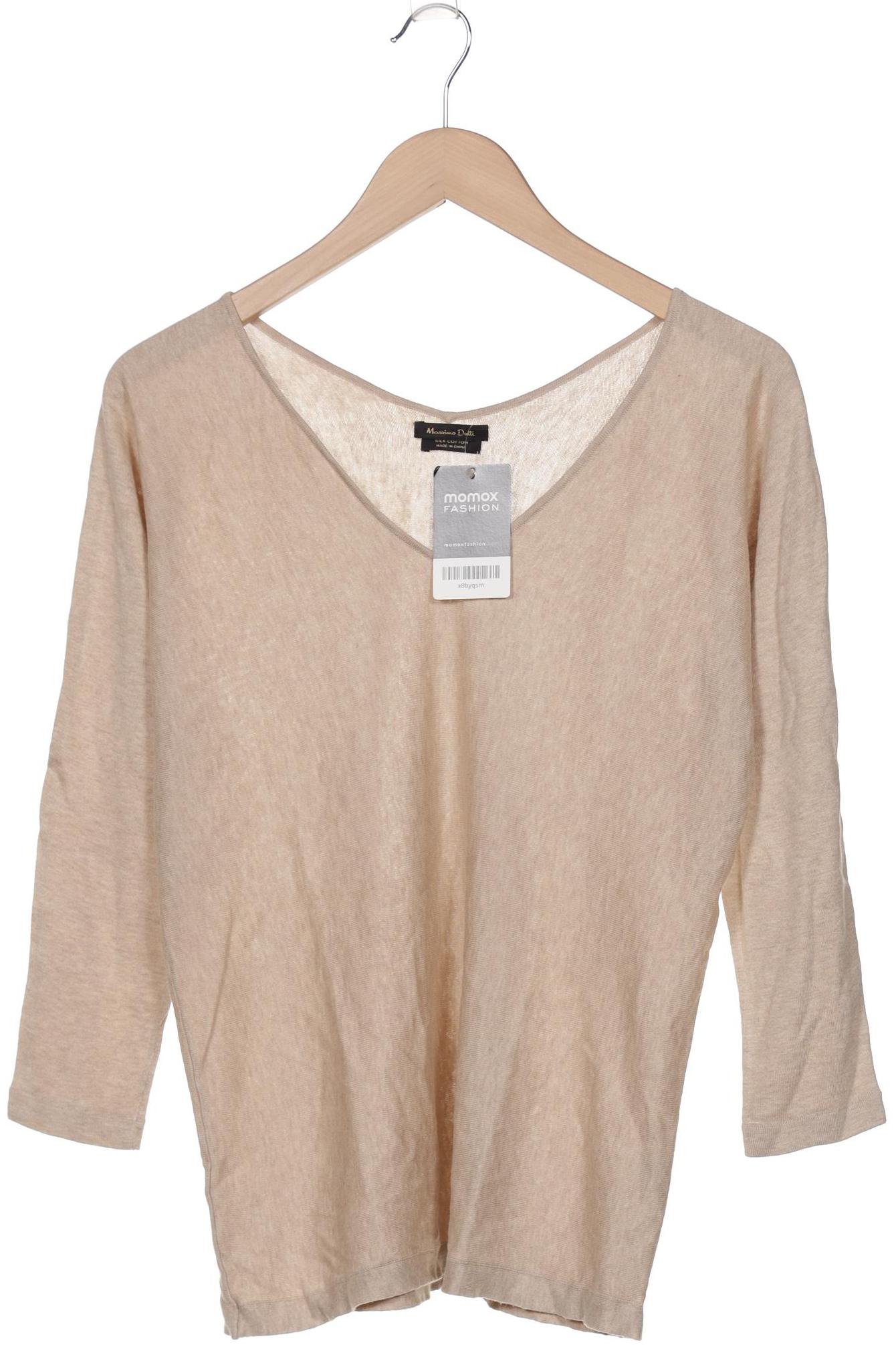 

Massimo Dutti Damen Pullover, beige, Gr. 38