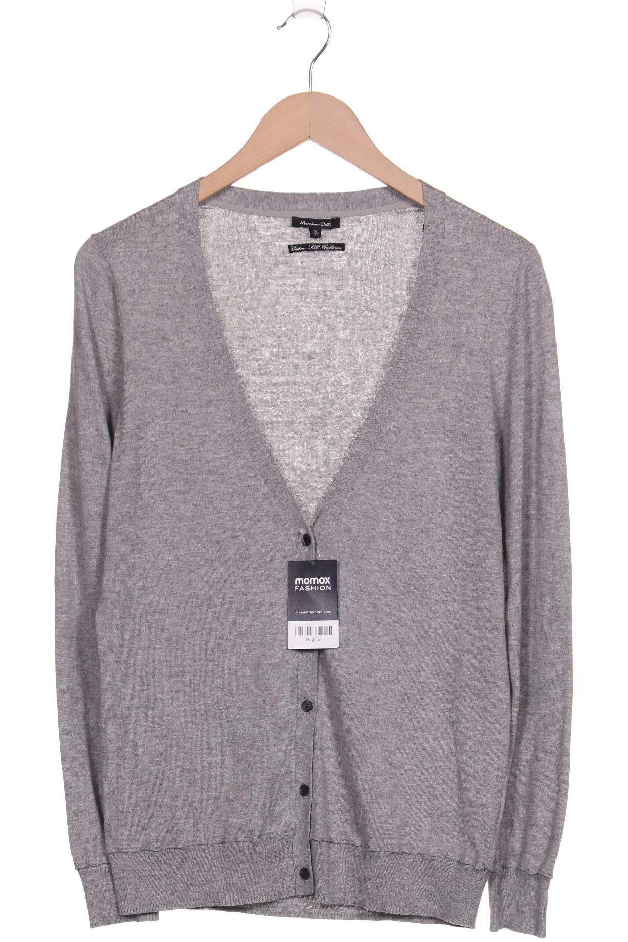 

Massimo Dutti Damen Strickjacke, grau, Gr. 38