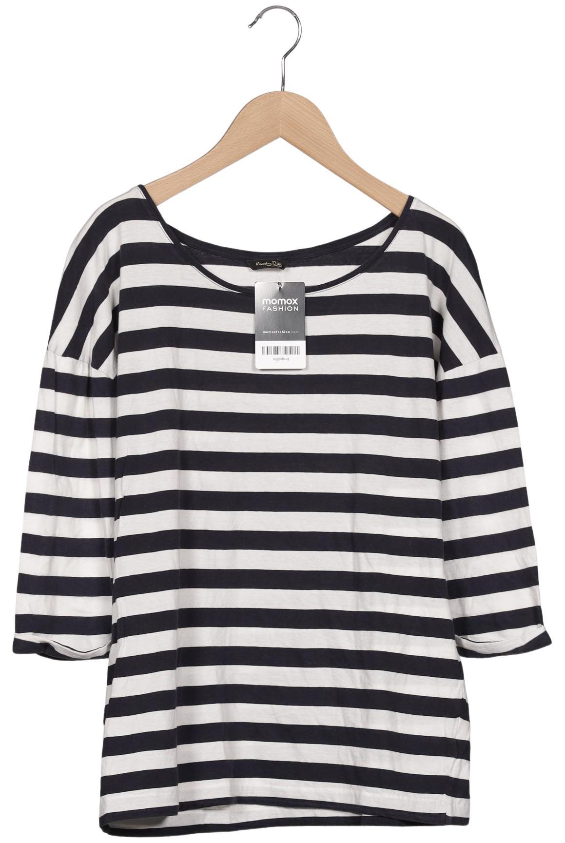 

Massimo Dutti Damen Langarmshirt, marineblau, Gr. 36