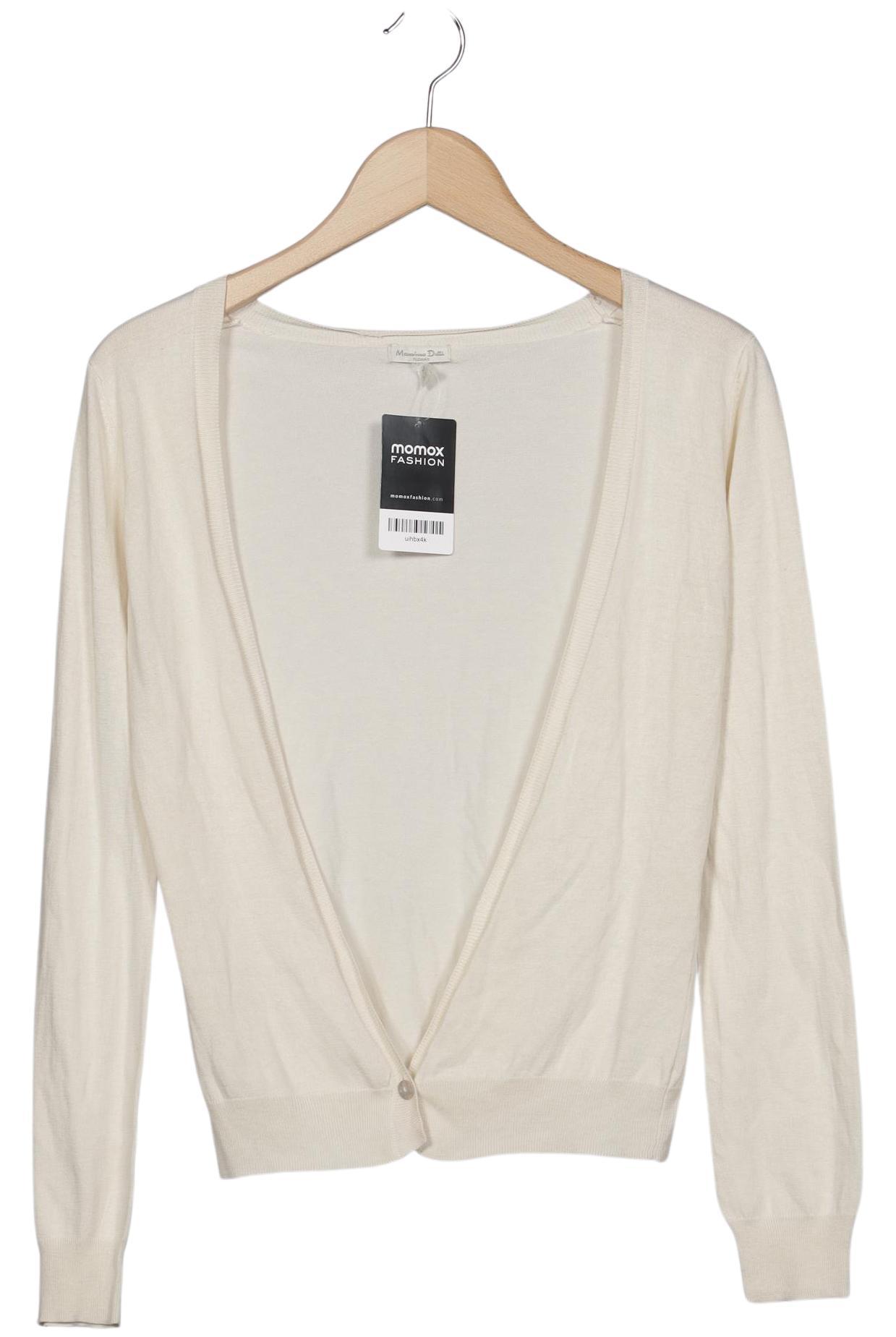

Massimo Dutti Damen Strickjacke, cremeweiß, Gr. 38