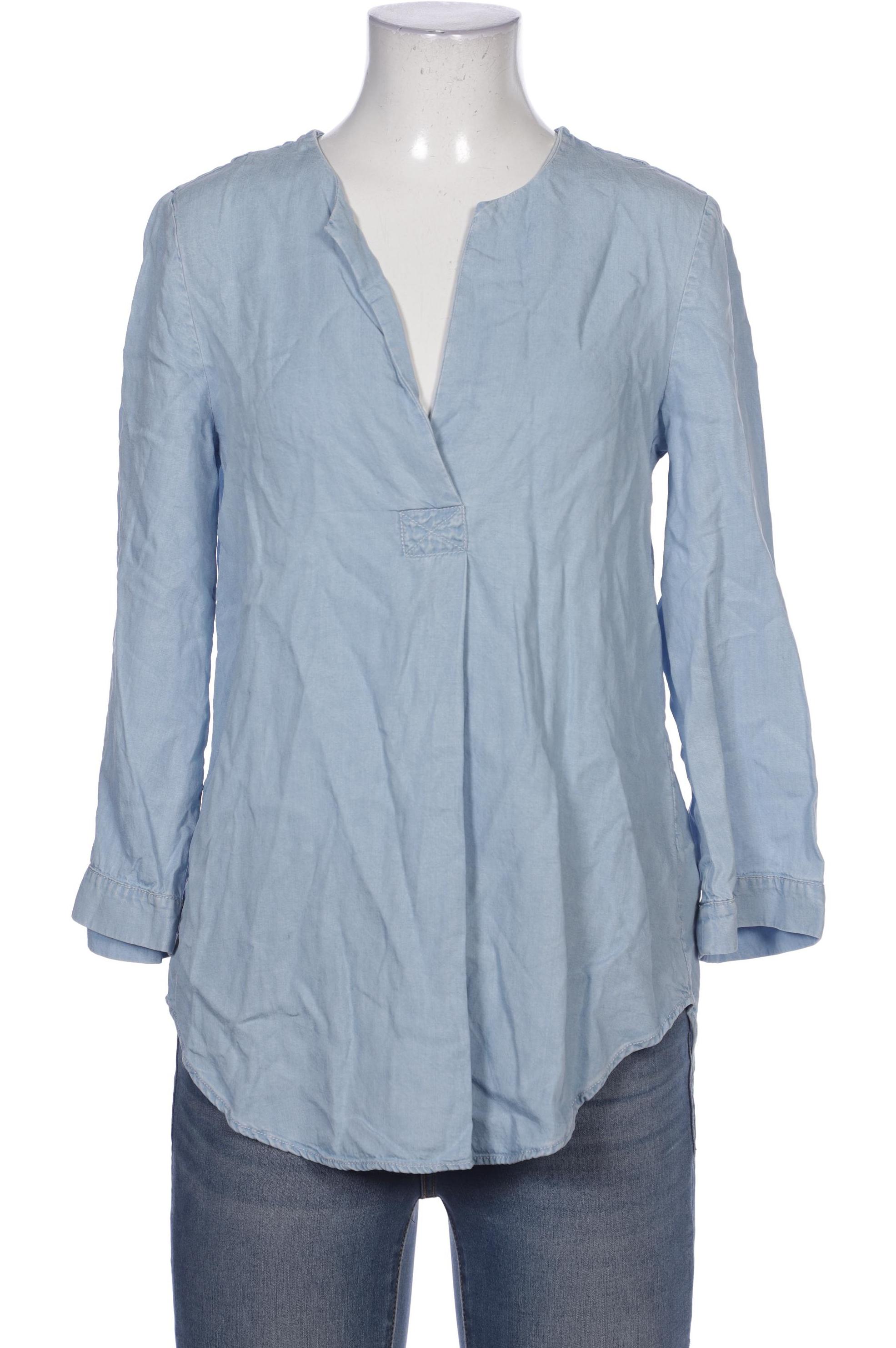

Massimo Dutti Damen Bluse, blau, Gr. 38