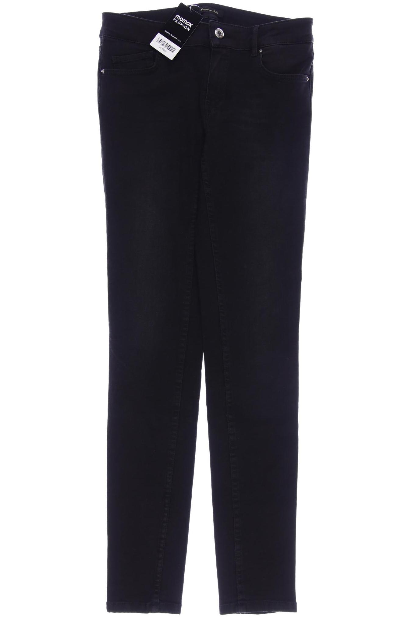 

Massimo Dutti Damen Jeans, schwarz