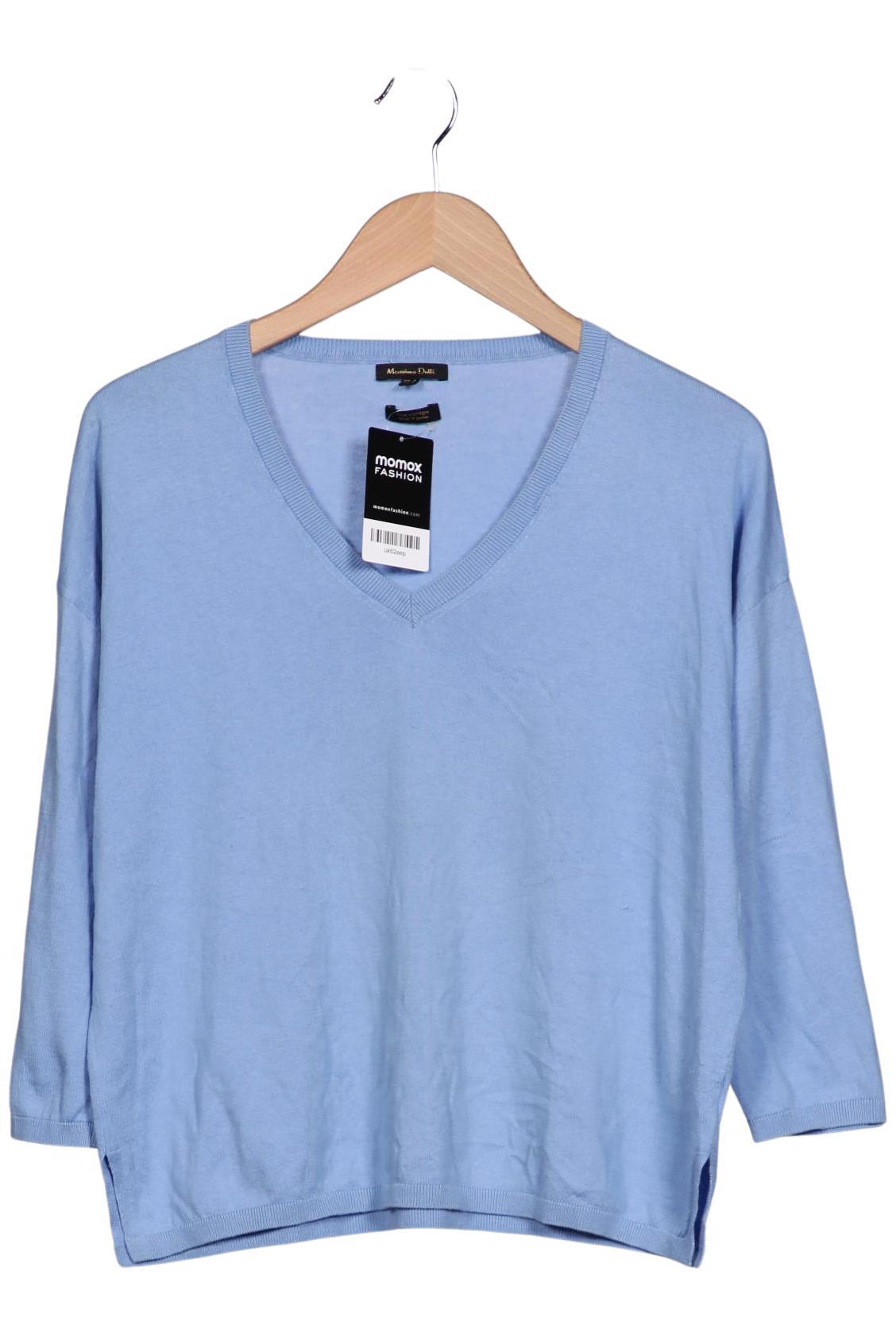 

Massimo Dutti Damen Pullover, blau, Gr. 36