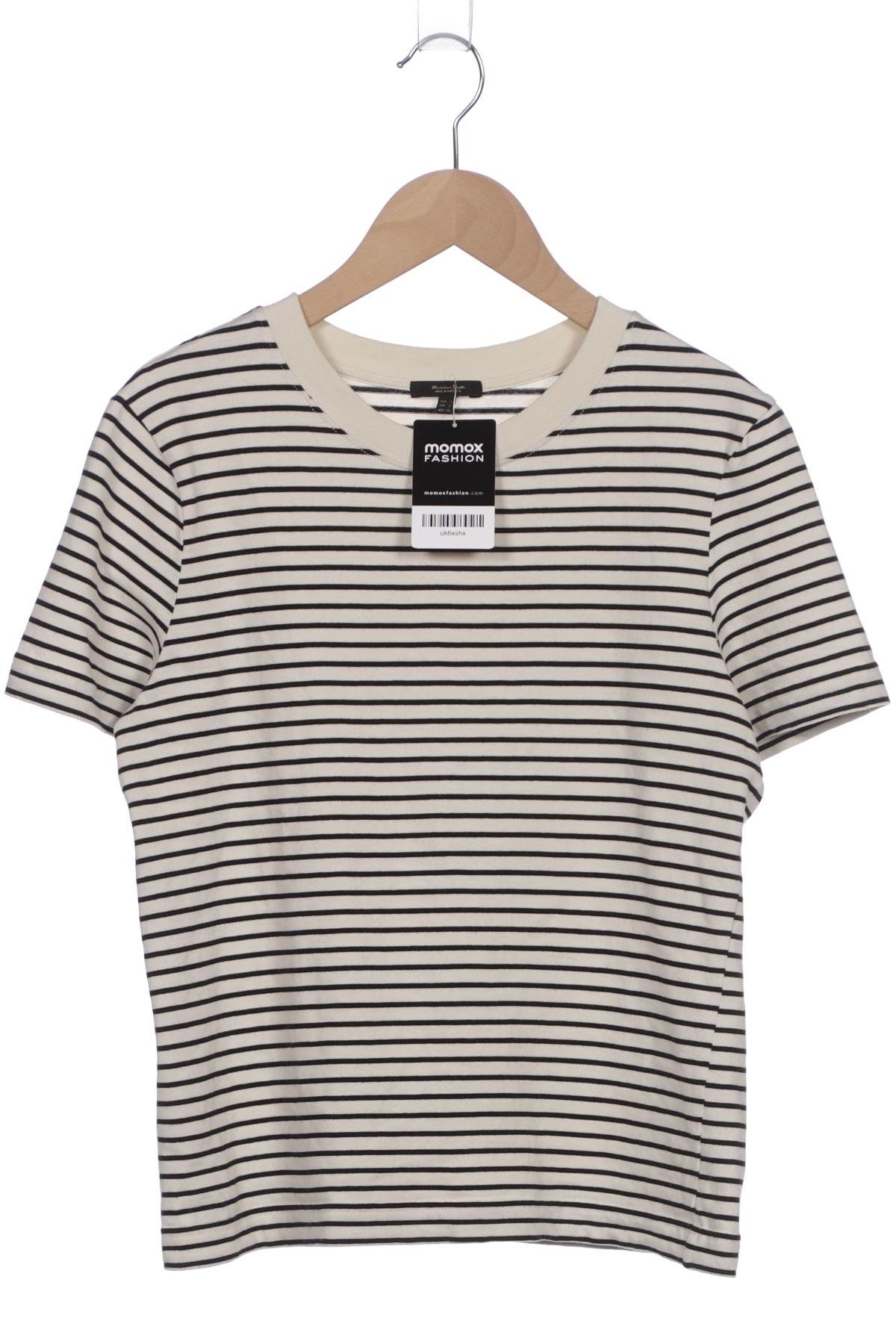 

Massimo Dutti Damen T-Shirt, cremeweiß, Gr. 36