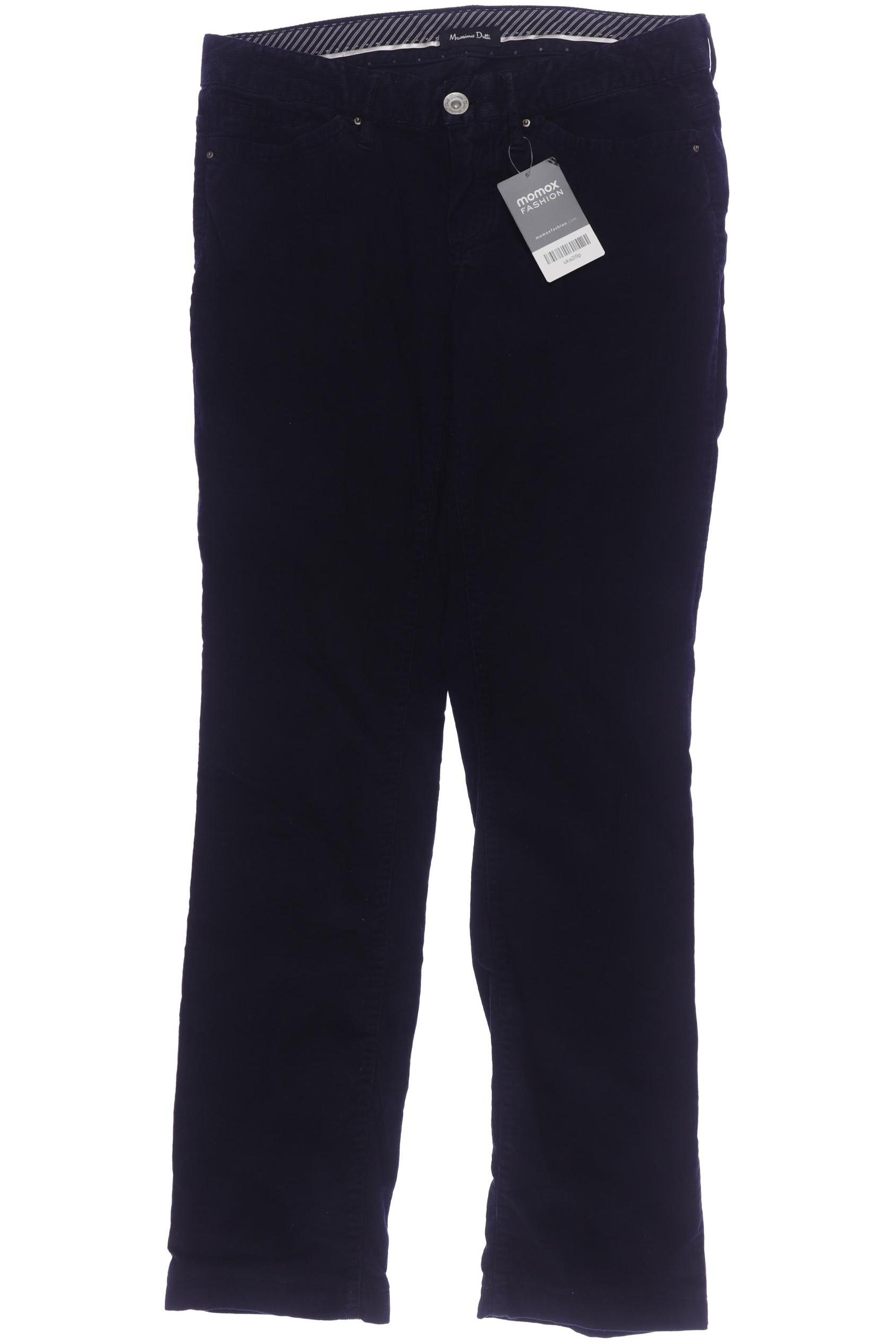 

Massimo Dutti Damen Stoffhose, blau, Gr. 38