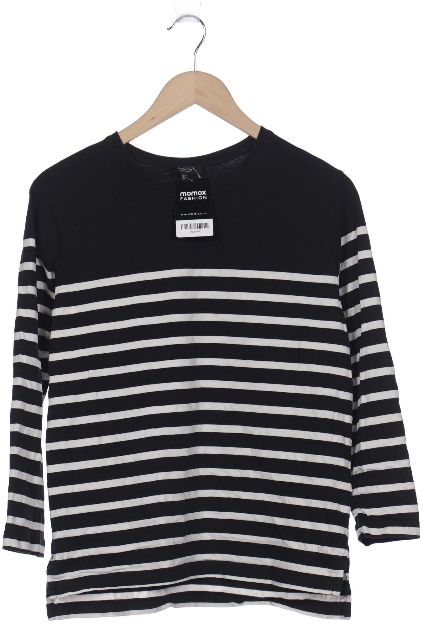 

Massimo Dutti Damen Langarmshirt, schwarz