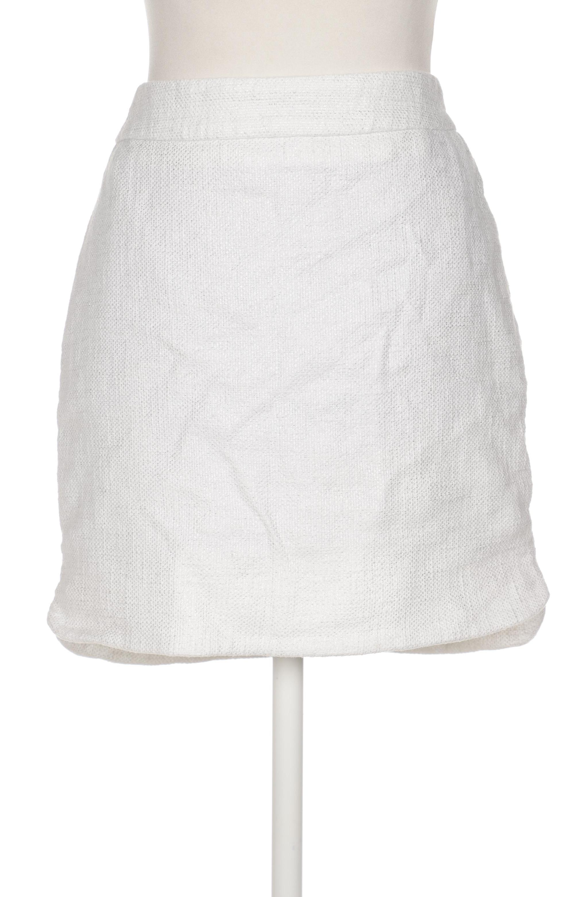 

Massimo Dutti Damen Rock, weiß, Gr. 38
