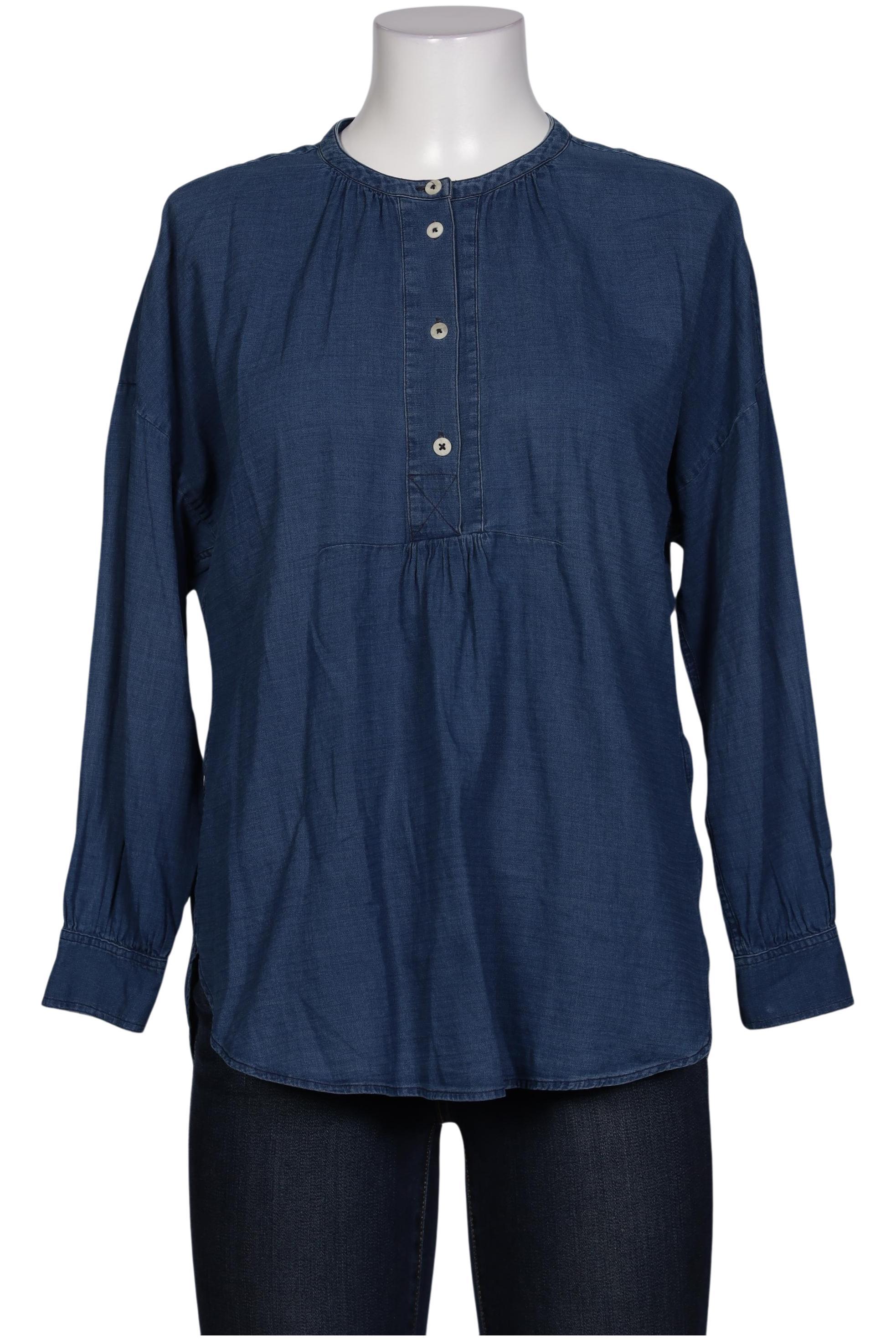 

Massimo Dutti Damen Bluse, marineblau, Gr. 42