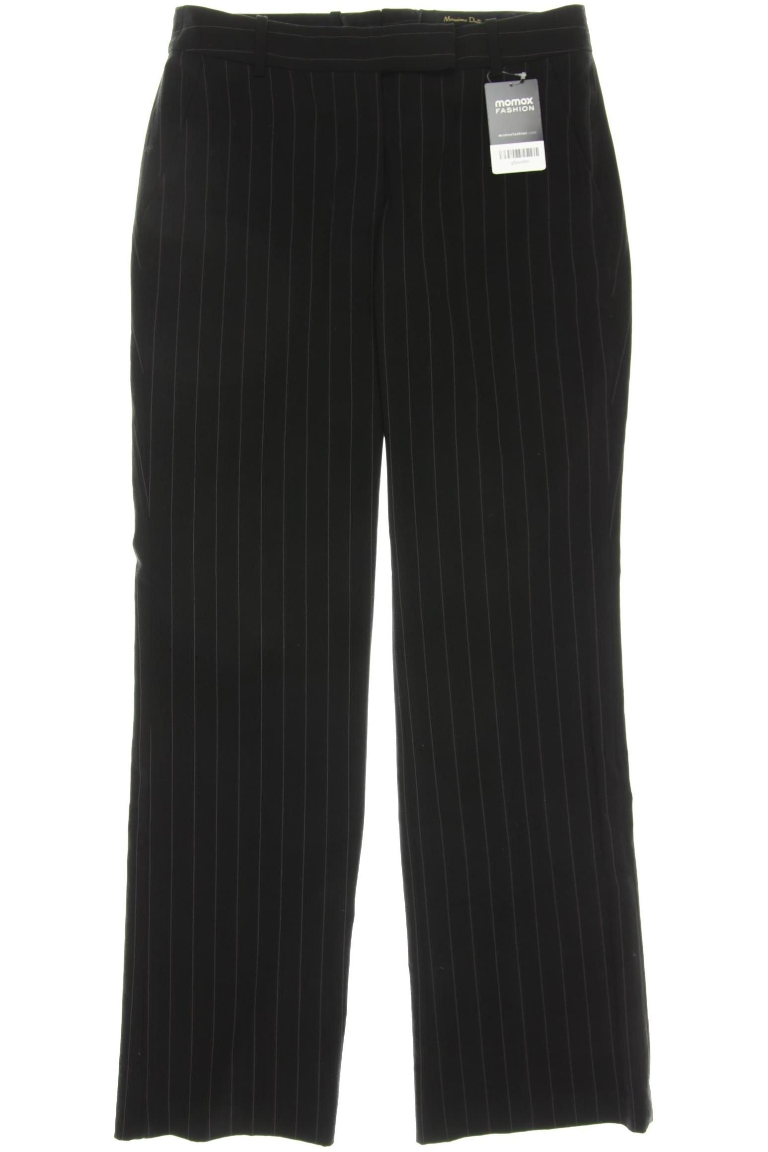 

Massimo Dutti Damen Stoffhose, schwarz, Gr. 38