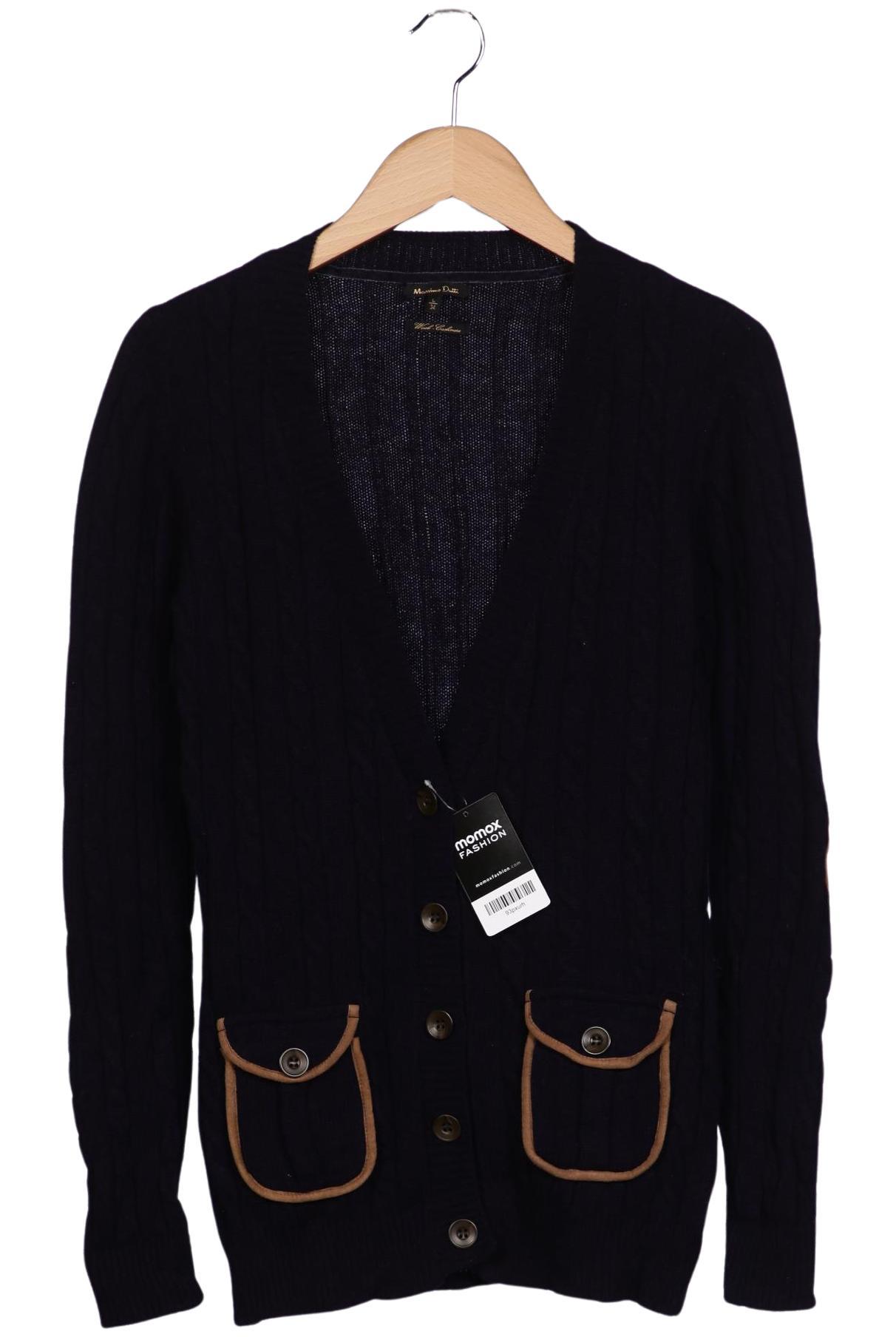 

Massimo Dutti Damen Strickjacke, marineblau, Gr. 42