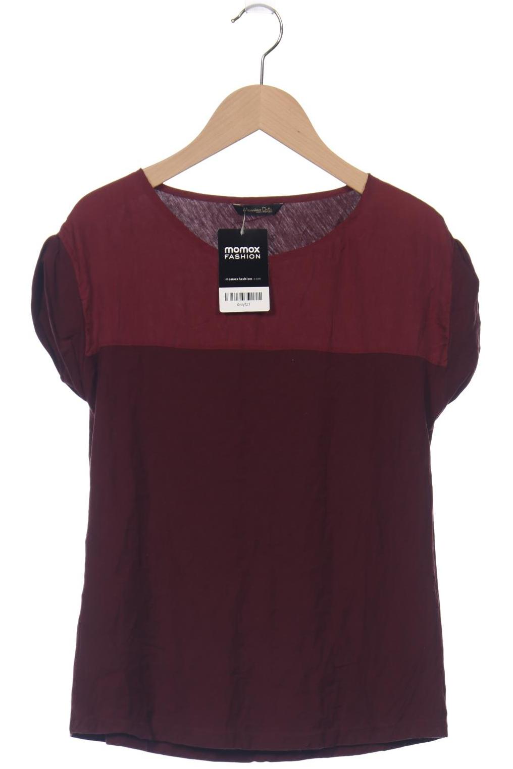 

Massimo Dutti Damen T-Shirt, bordeaux, Gr. 36