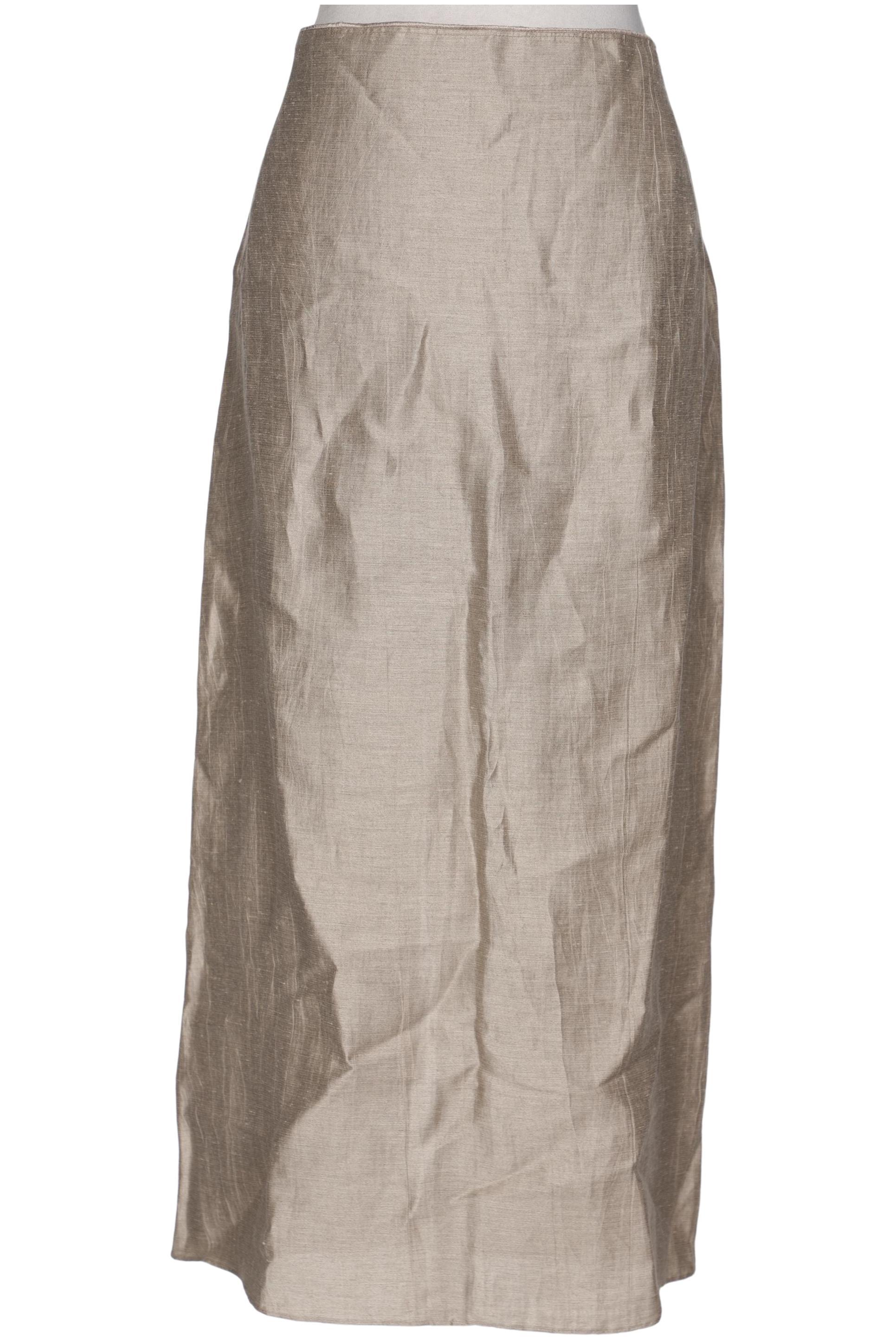 

Massimo Dutti Damen Rock, beige, Gr. 36