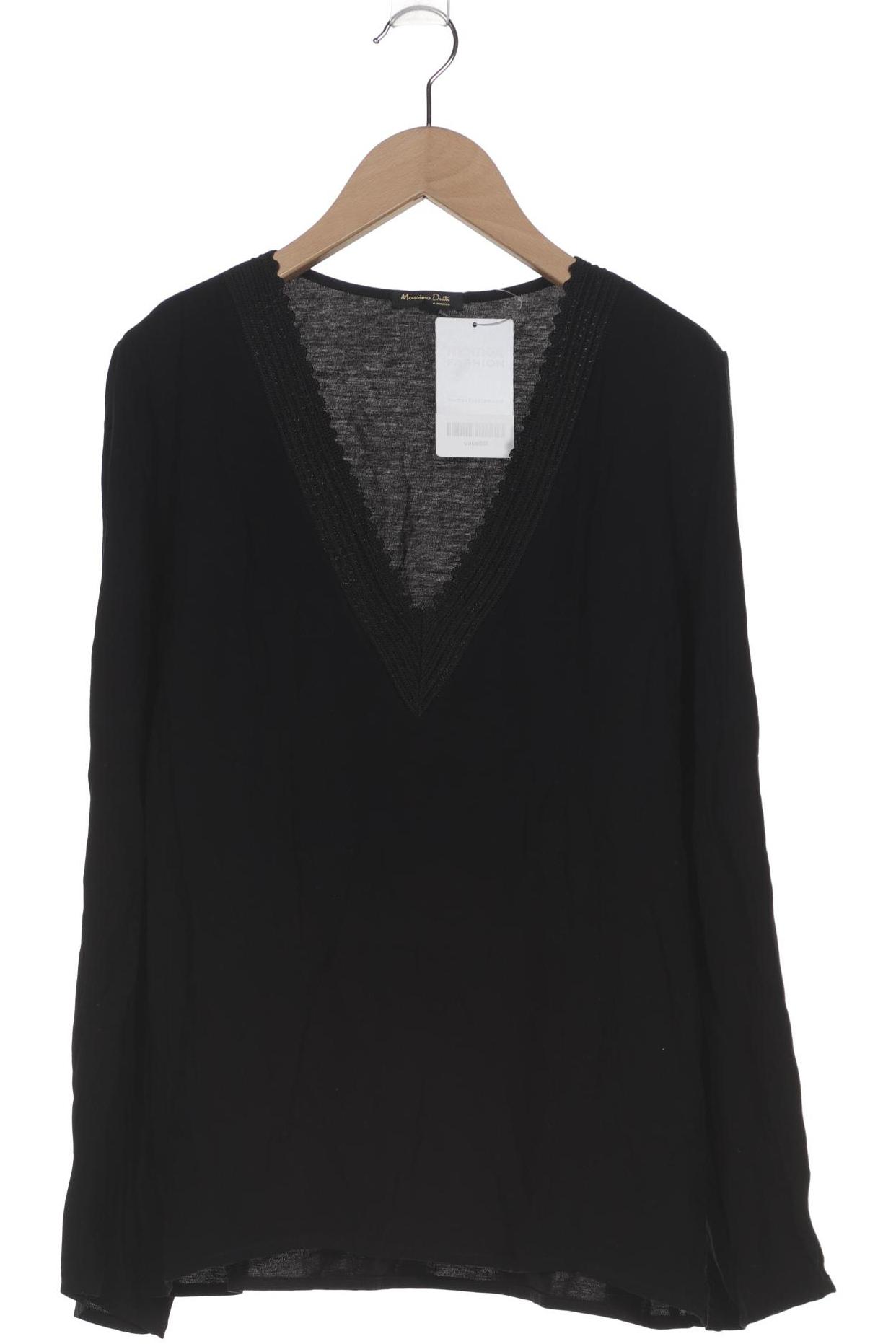 

Massimo Dutti Damen Langarmshirt, schwarz, Gr. 36
