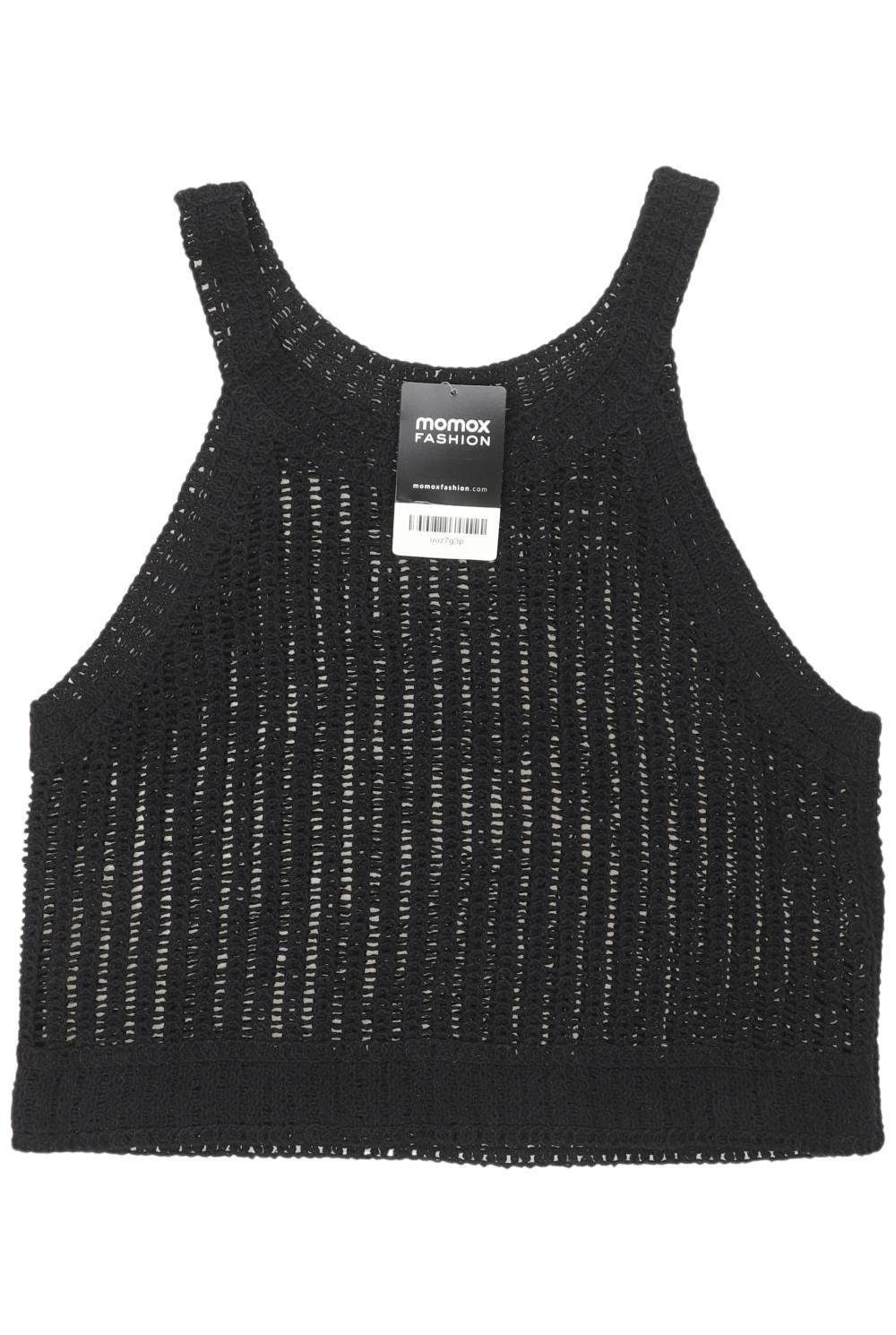 

Massimo Dutti Damen Top, schwarz, Gr. 34