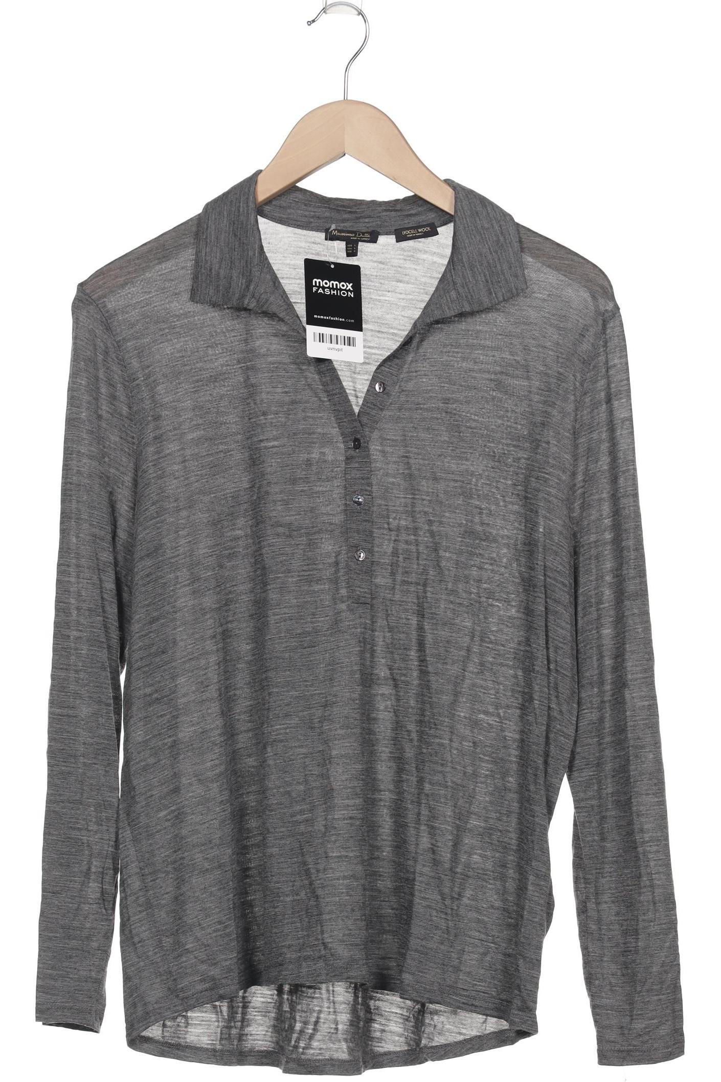 

Massimo Dutti Damen Poloshirt, grau, Gr. 42