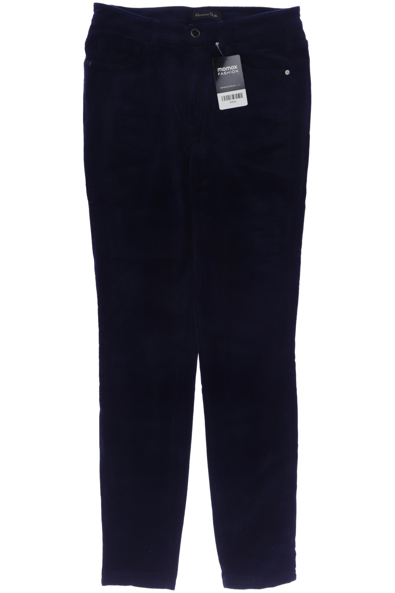 

Massimo Dutti Damen Stoffhose, marineblau, Gr. 38