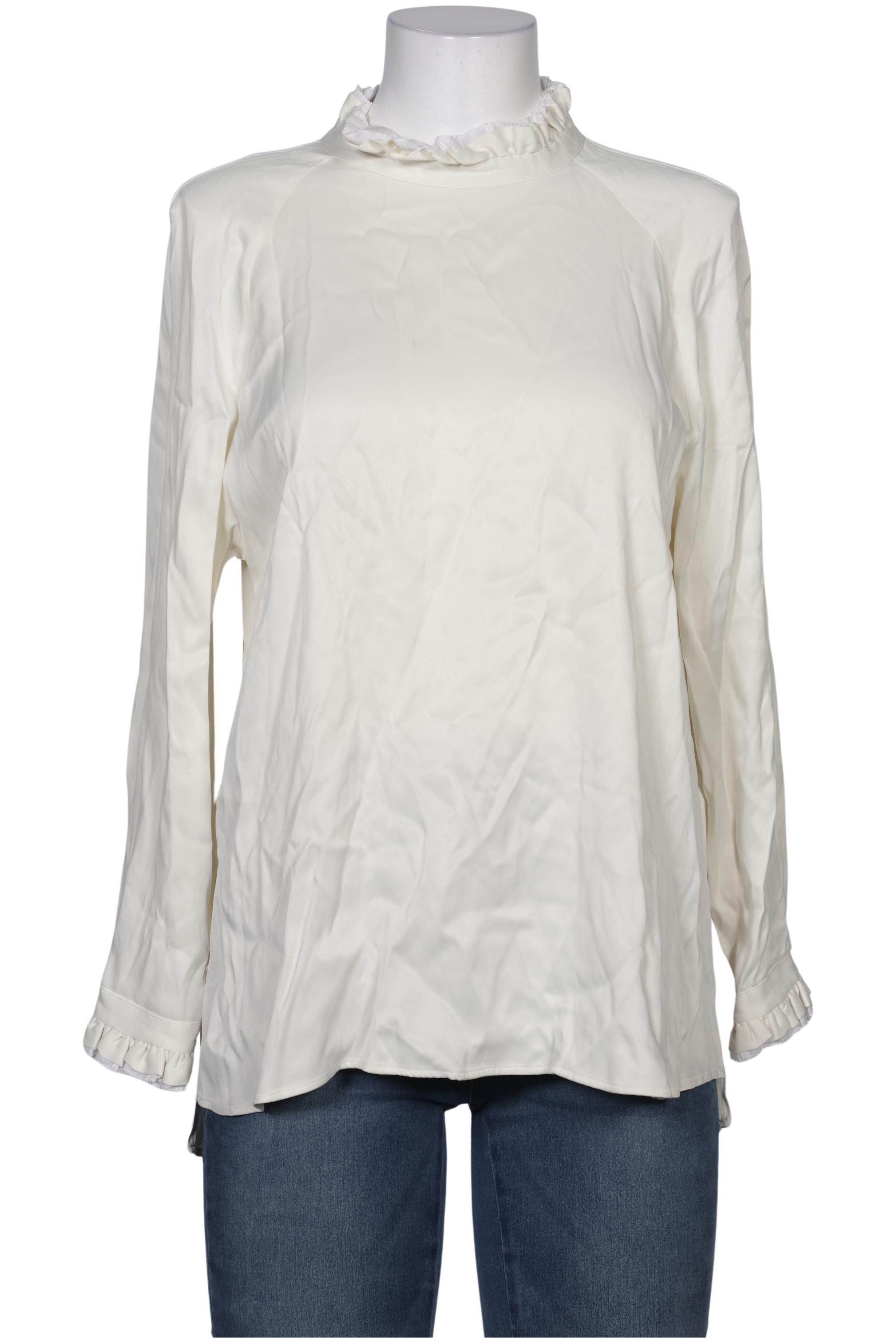 

Massimo Dutti Damen Bluse, cremeweiß, Gr. 38