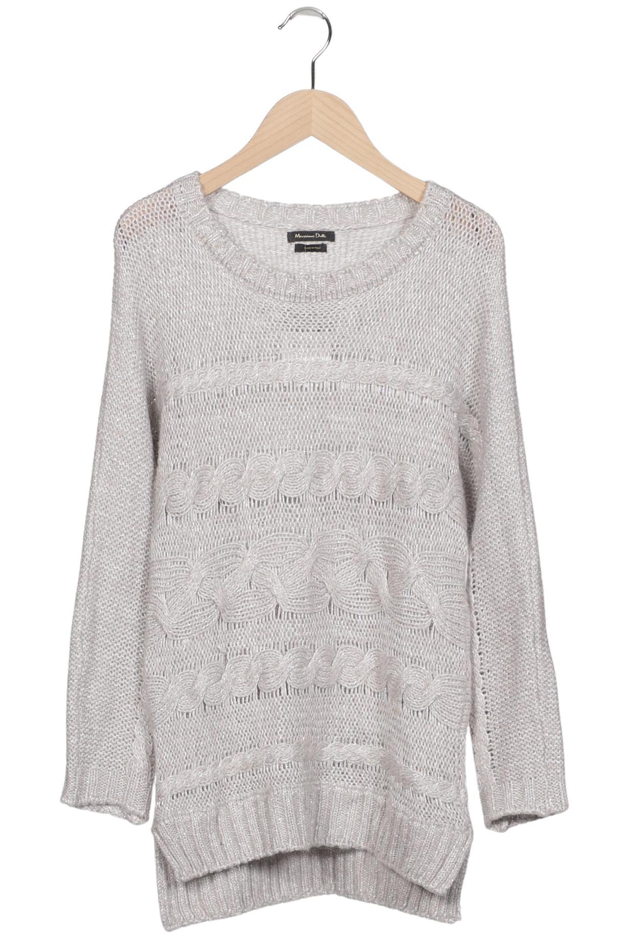 

Massimo Dutti Damen Pullover, grau, Gr. 34
