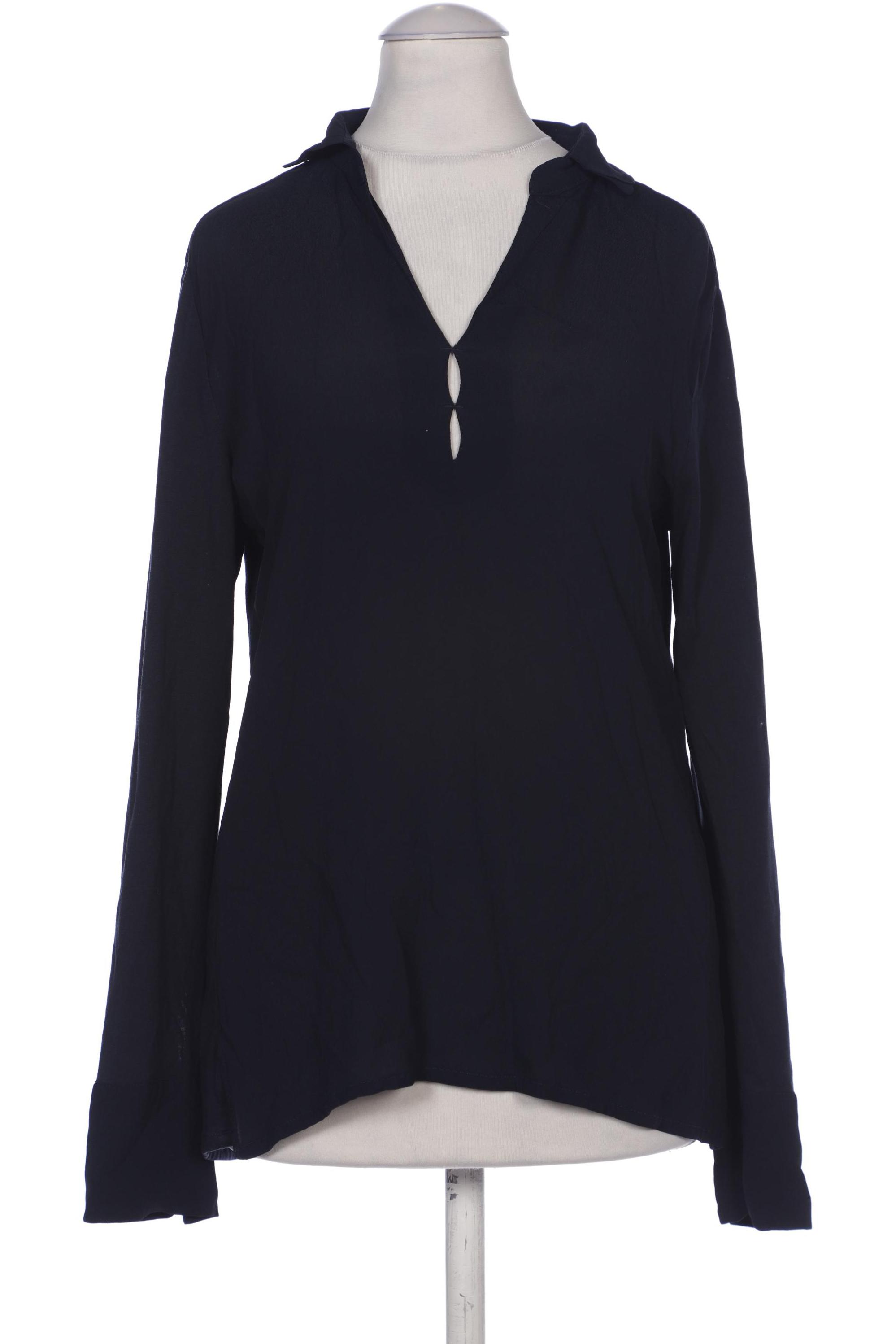 

Massimo Dutti Damen Bluse, marineblau, Gr. 36