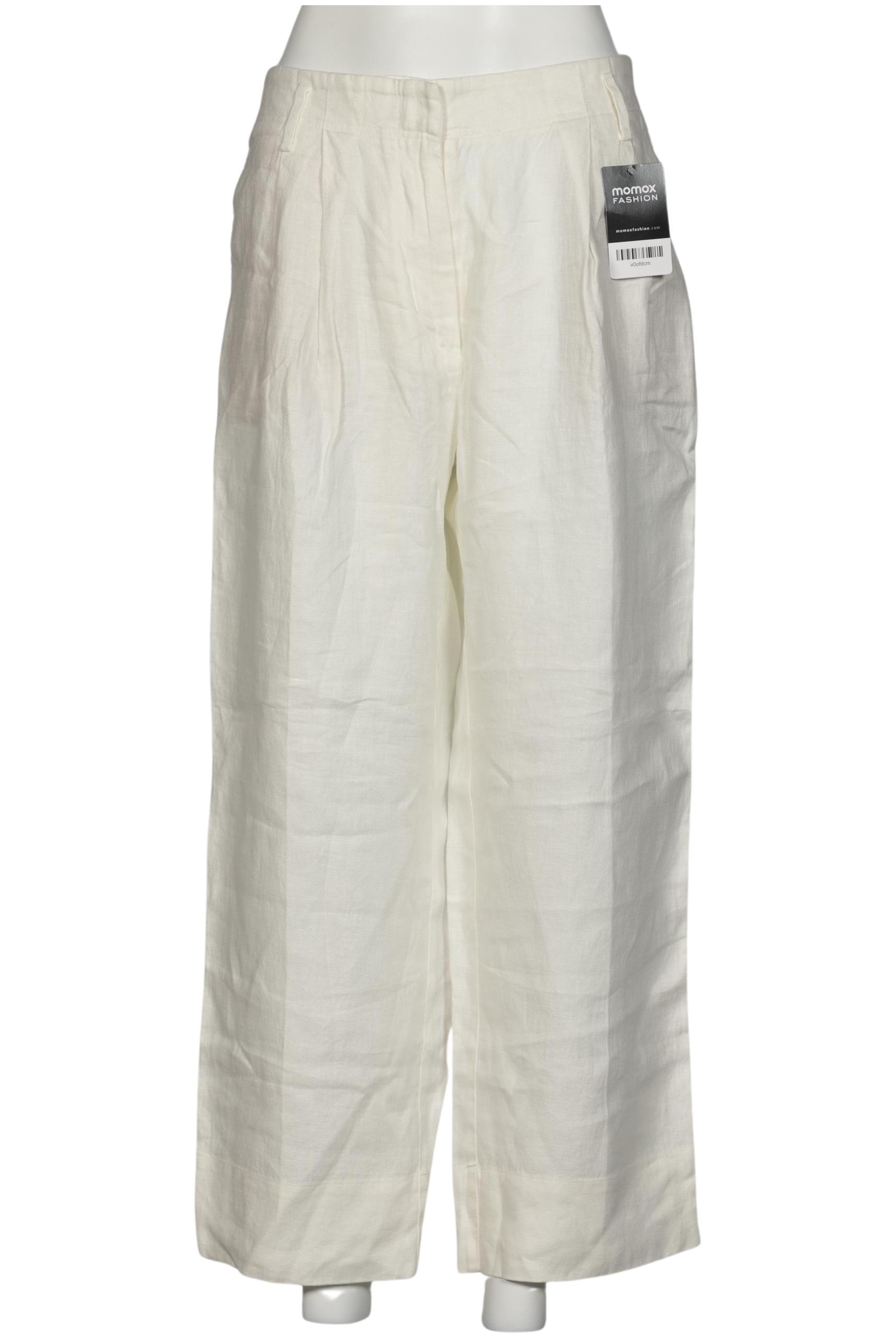 

Massimo Dutti Damen Stoffhose, cremeweiß, Gr. 38