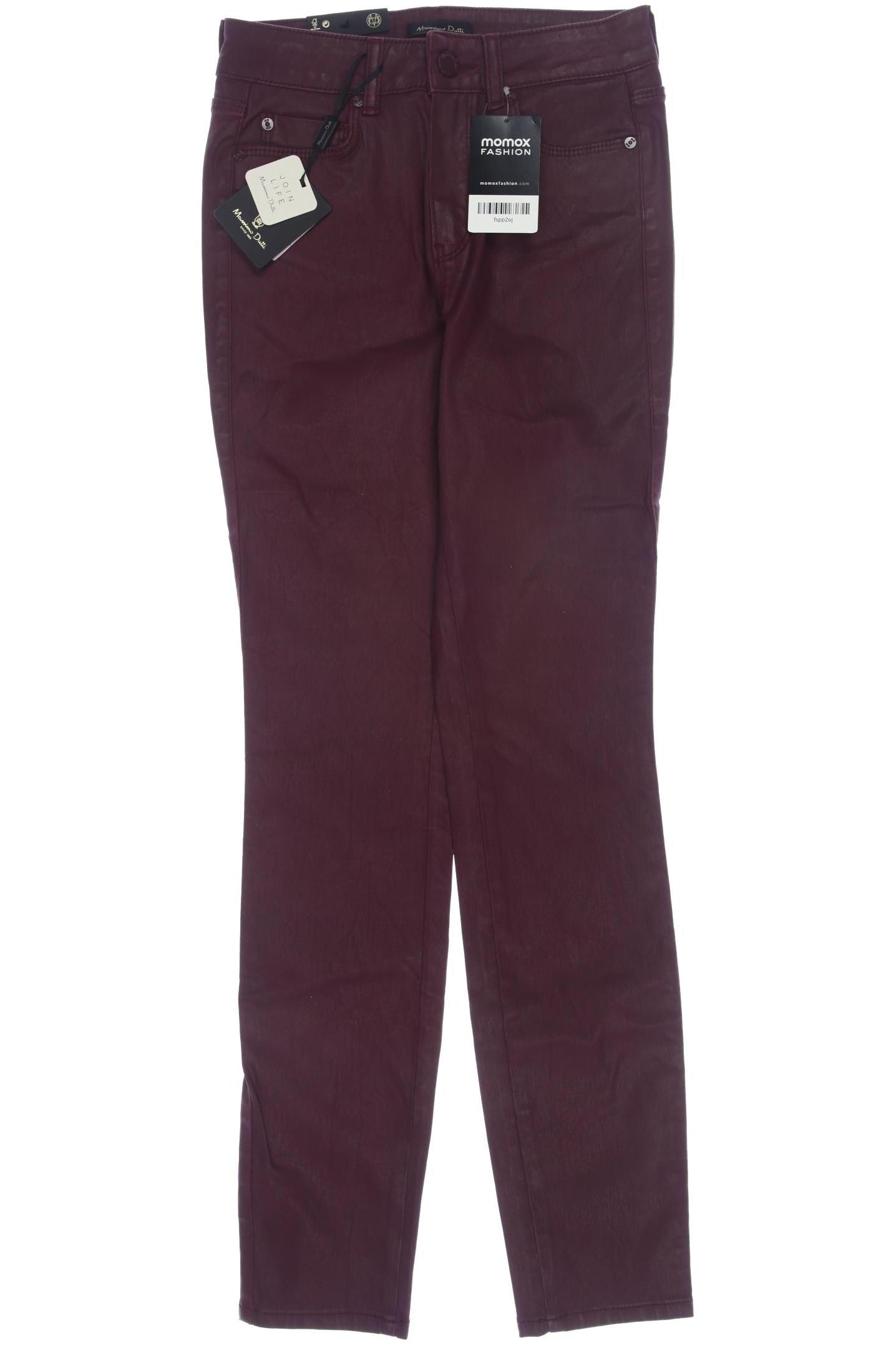 

Massimo Dutti Damen Stoffhose, bordeaux, Gr. 34