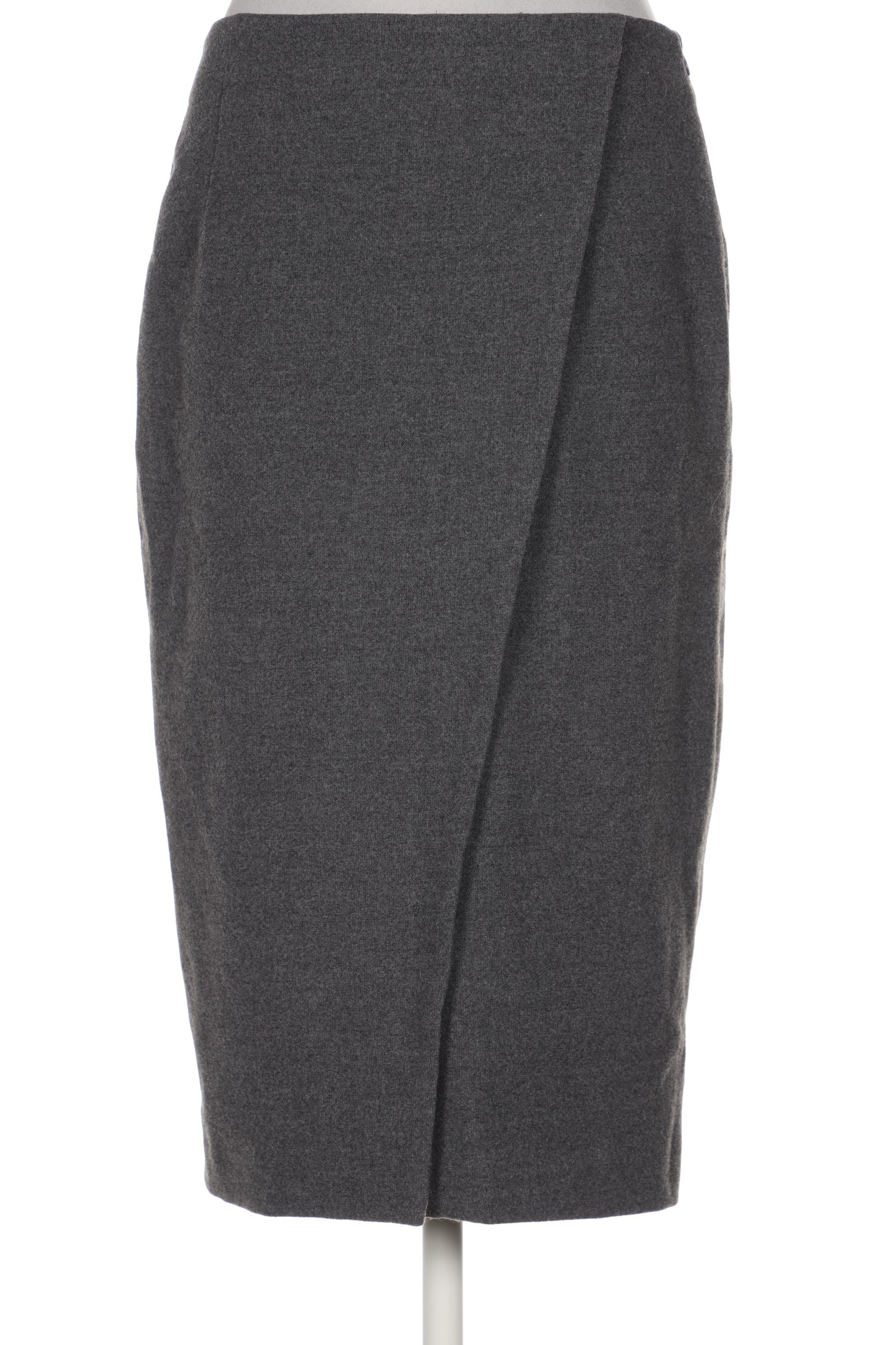 

Massimo Dutti Damen Rock, grau, Gr. 38