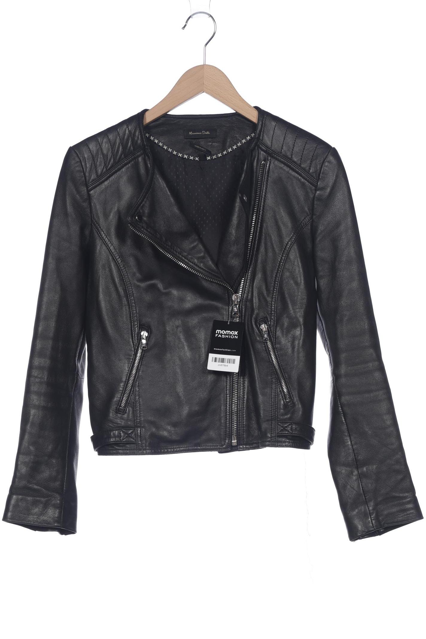 

Massimo Dutti Damen Jacke, schwarz, Gr. 38