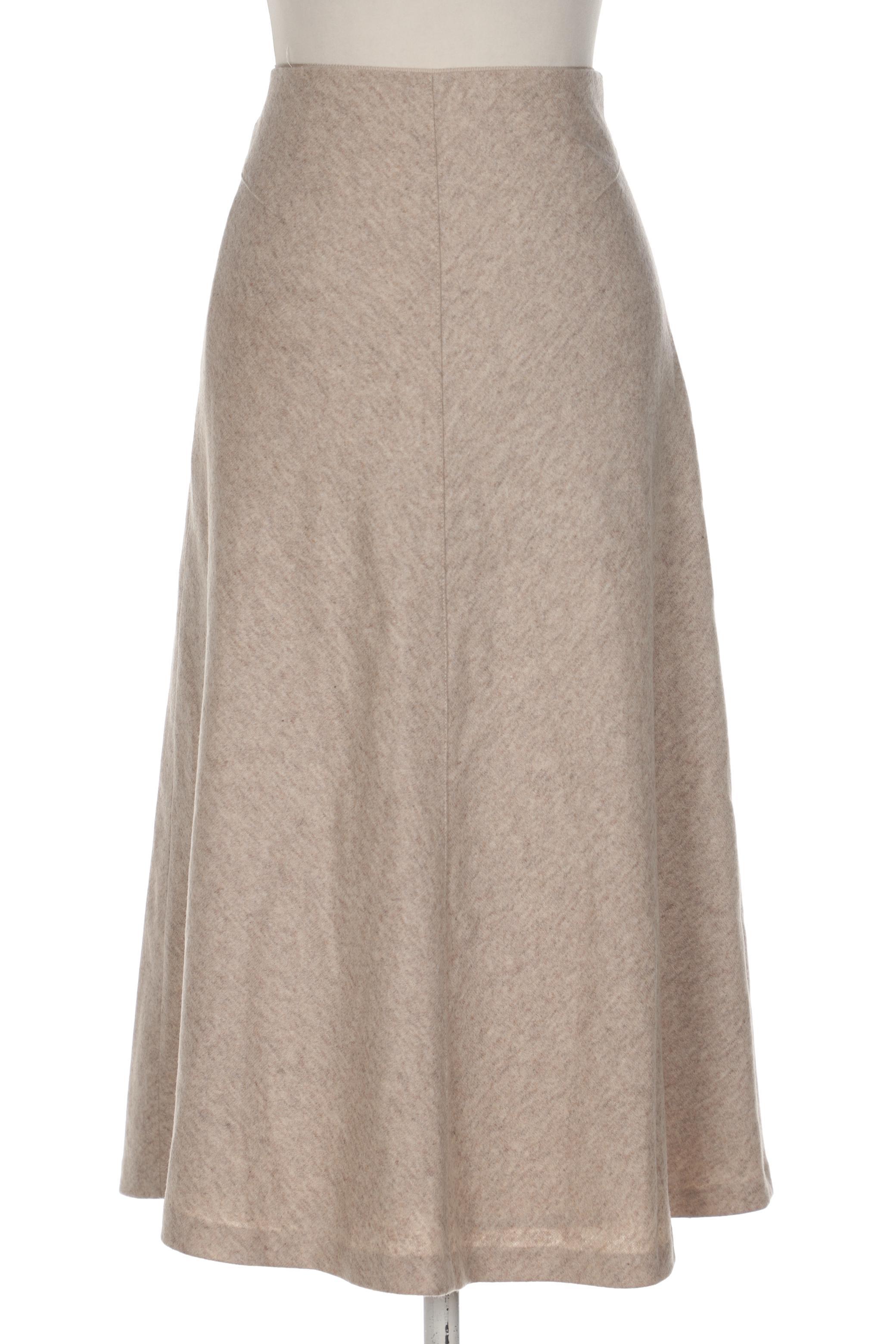 

Massimo Dutti Damen Rock, beige, Gr. 38