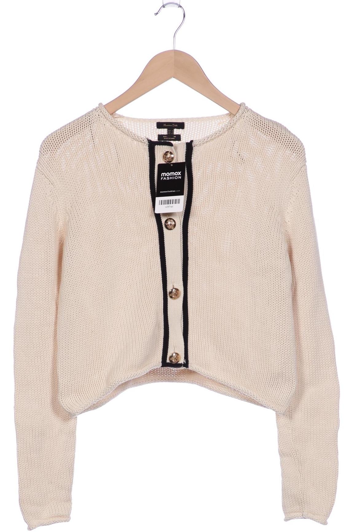

Massimo Dutti Damen Strickjacke, beige, Gr. 36