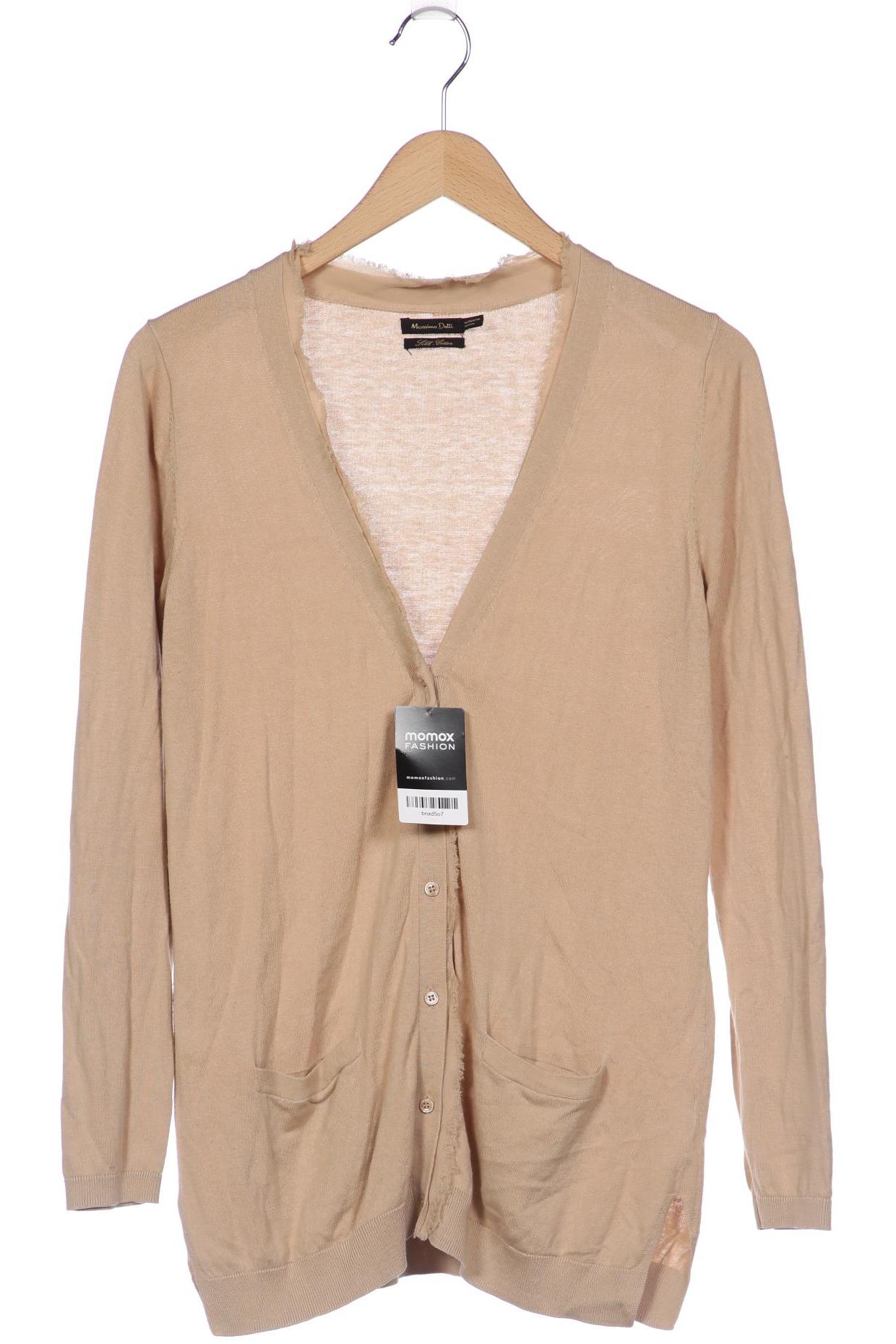 

Massimo Dutti Damen Strickjacke, beige, Gr. 38