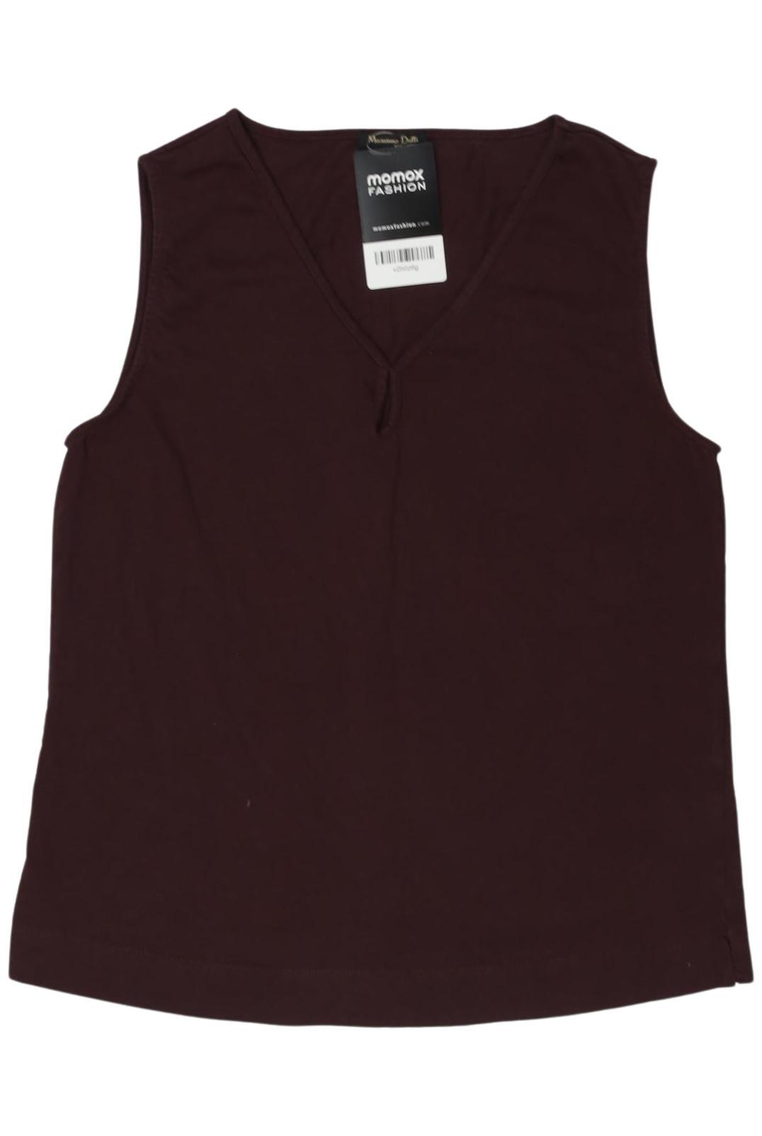 

Massimo Dutti Damen Top, bordeaux, Gr. 38