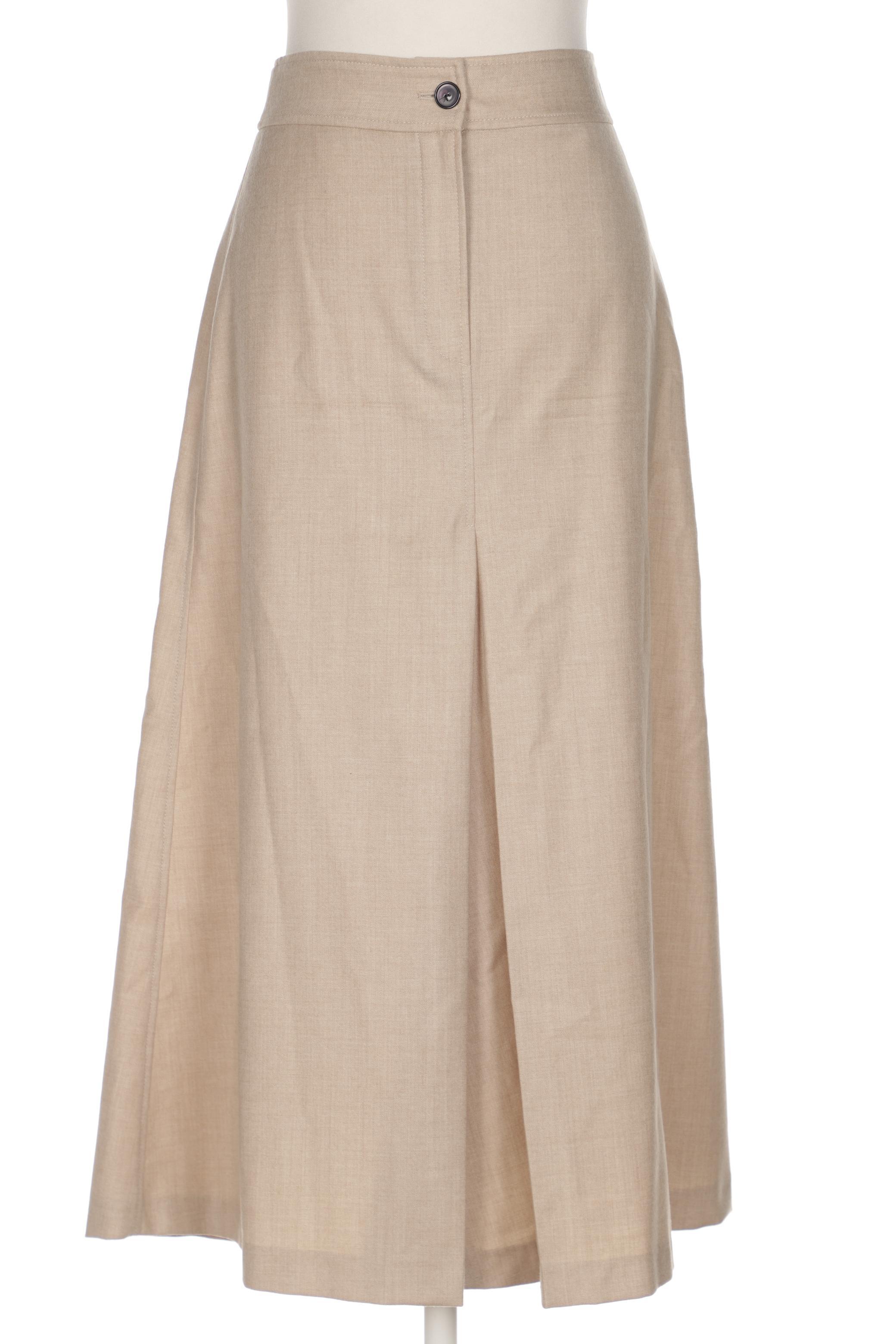 

Massimo Dutti Damen Rock, beige, Gr. 38