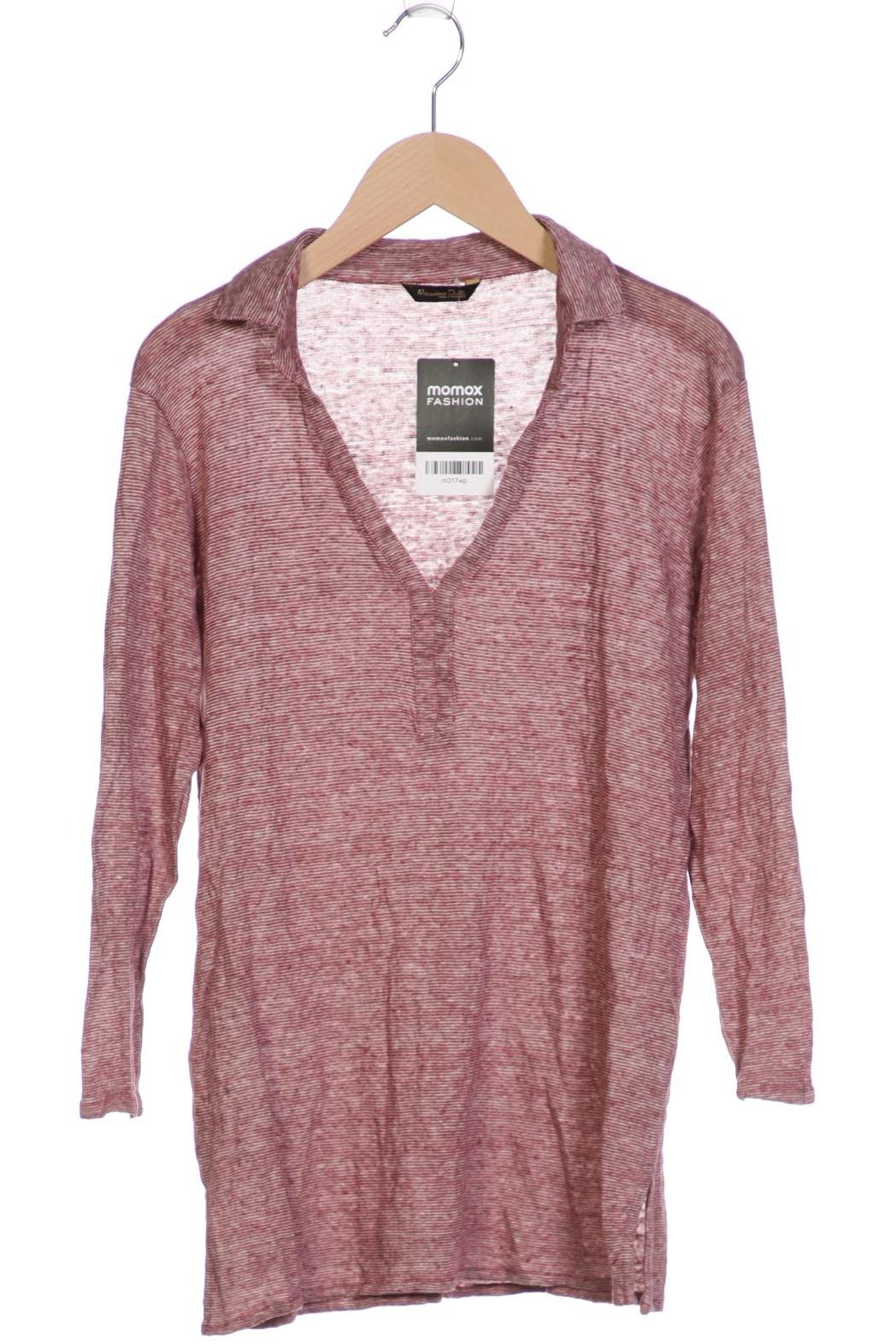 

Massimo Dutti Damen Poloshirt, bordeaux, Gr. 38