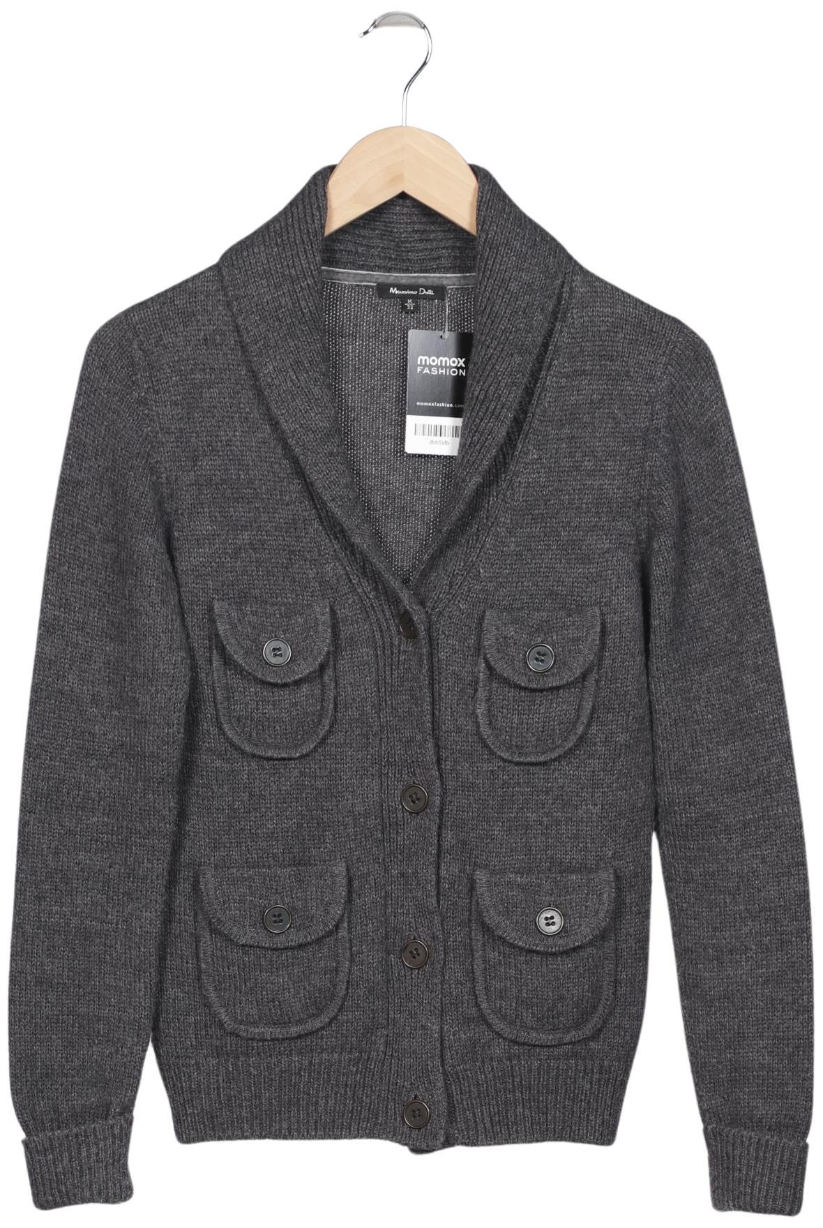 

Massimo Dutti Damen Strickjacke, grau, Gr. 38