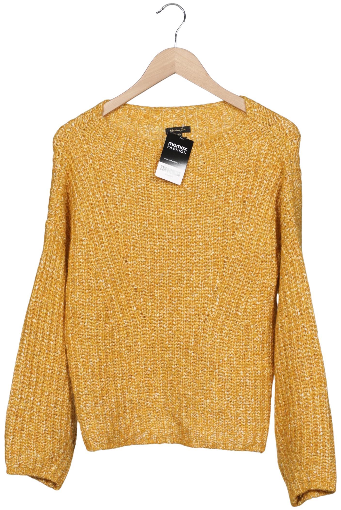 

Massimo Dutti Damen Pullover, gelb, Gr. 38